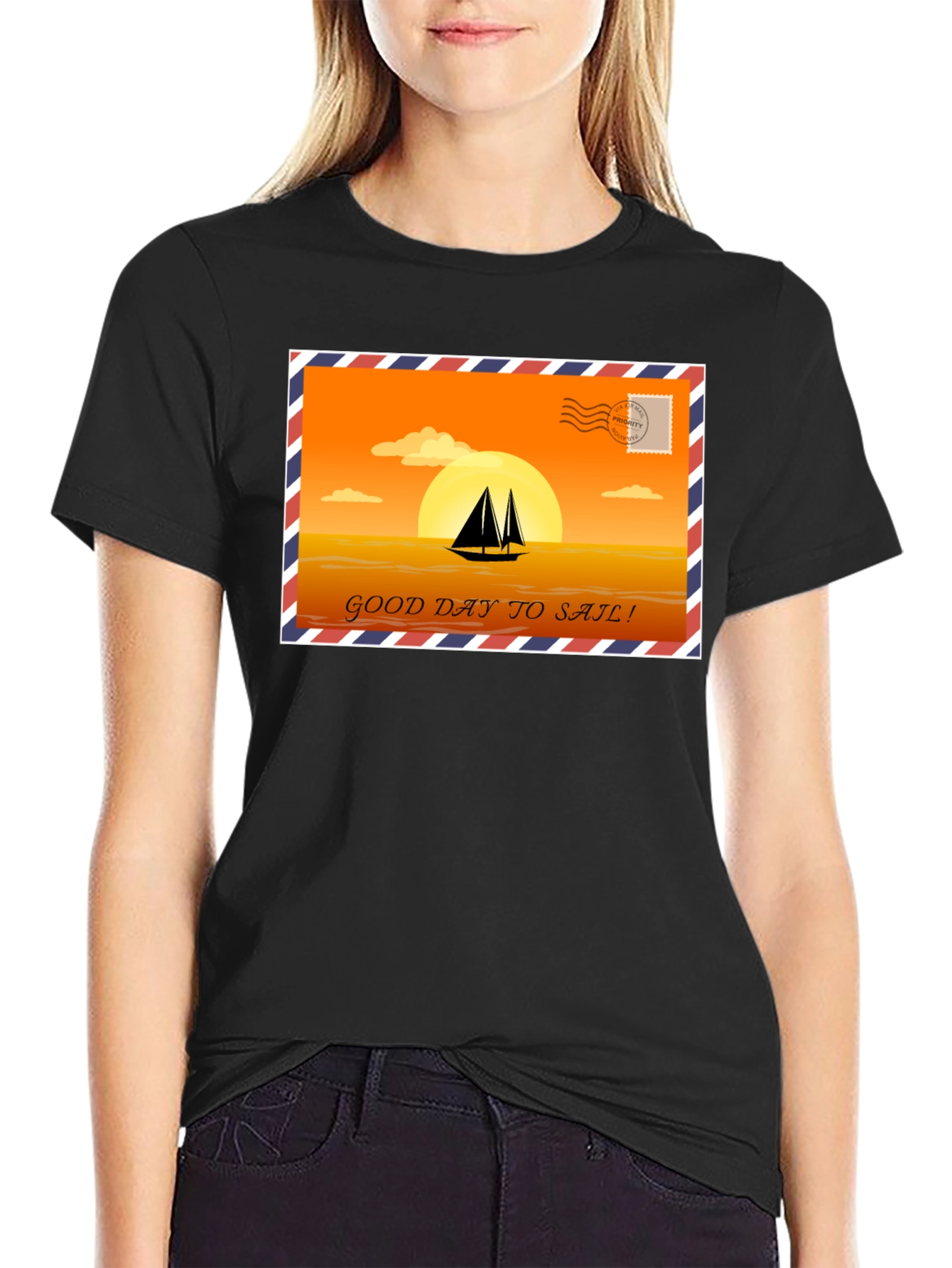Sailboat Sunset T-Shirt