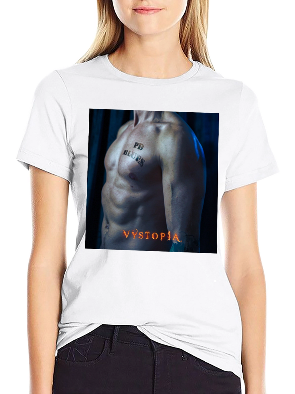 PD Blues Vystopia Black T-Shirt