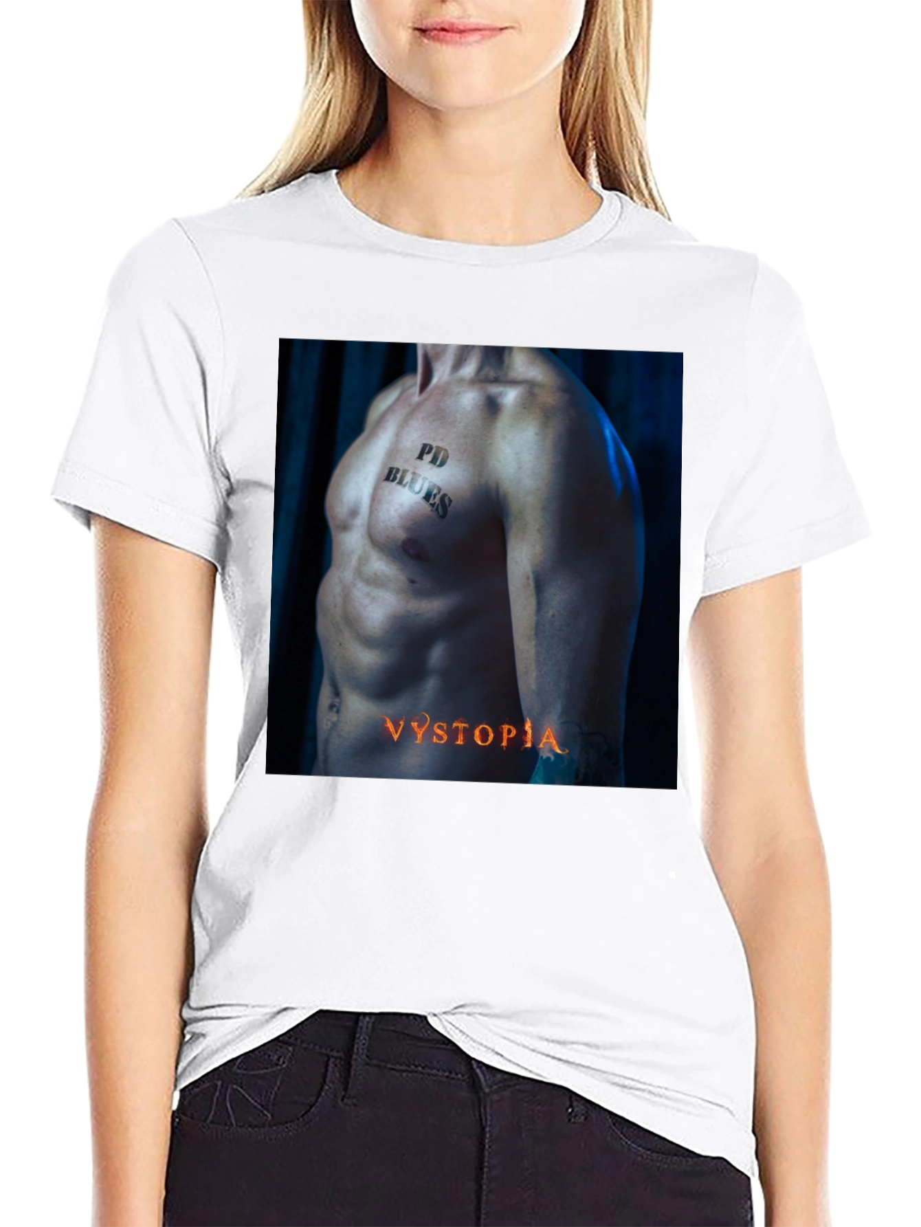 PD Blues Vystopia Black T-Shirt