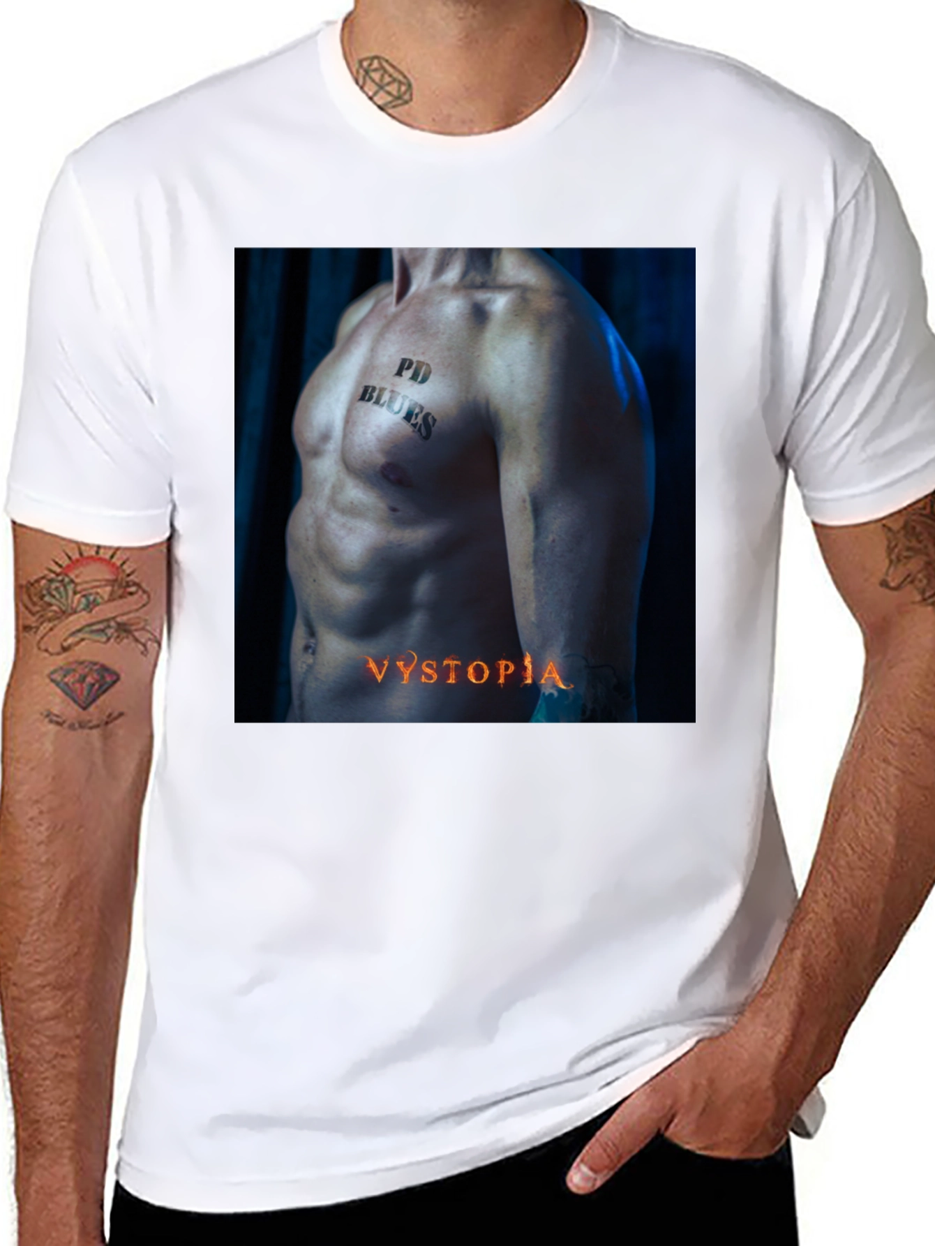 PD Blues Vystopia Black T-Shirt