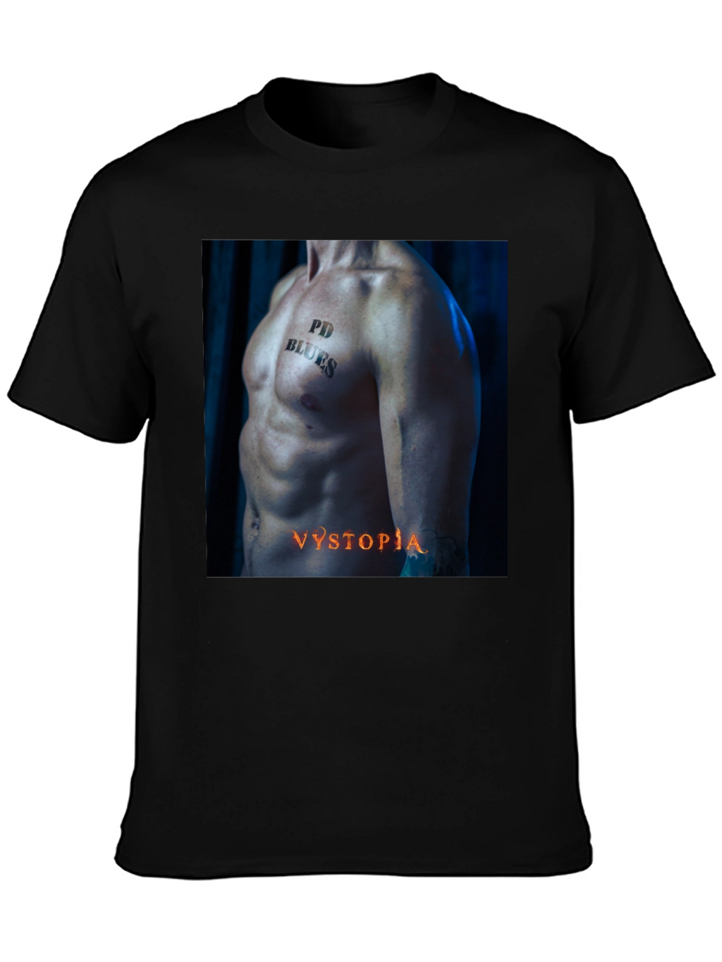 PD Blues Vystopia Black T-Shirt