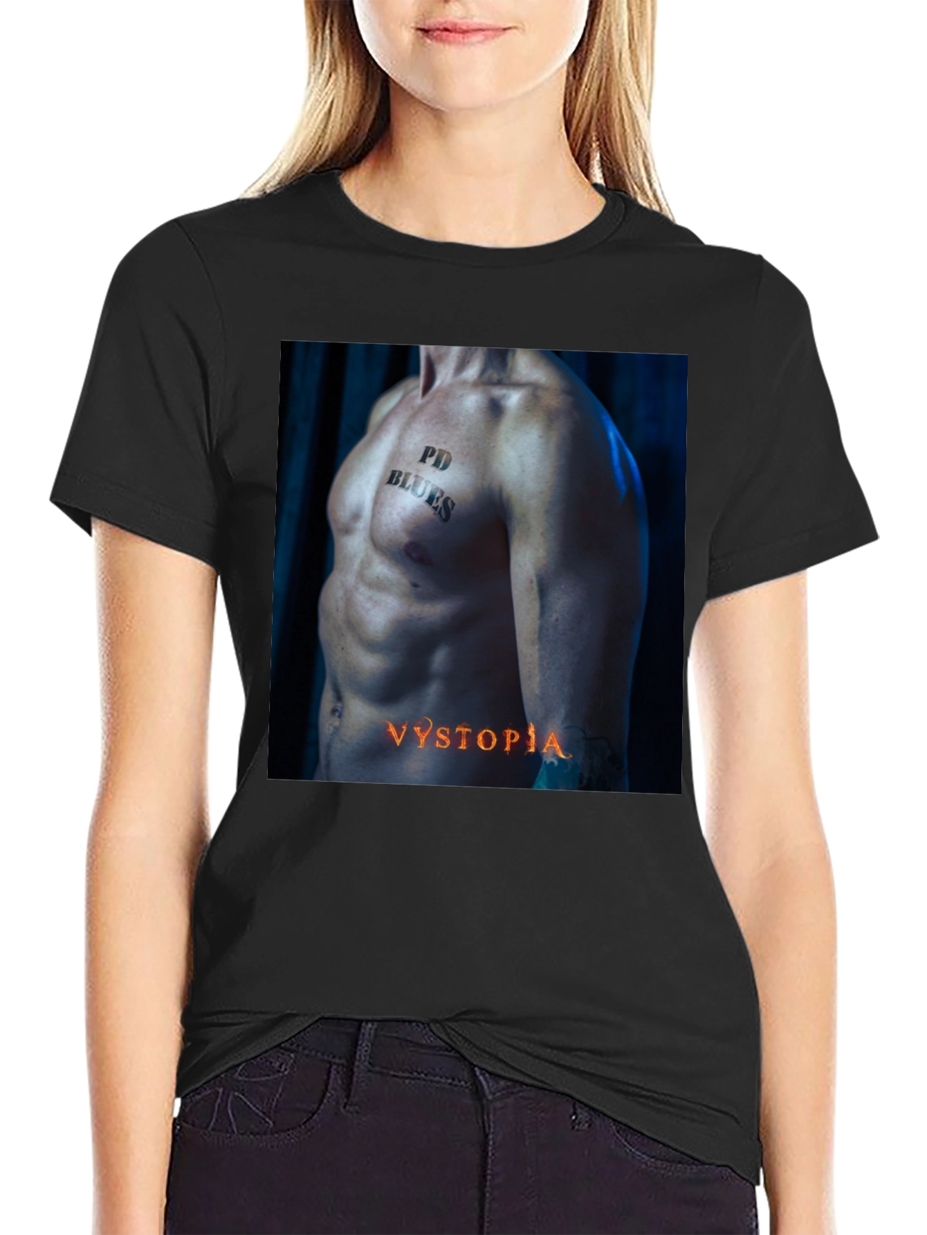 PD Blues Vystopia Black T-Shirt