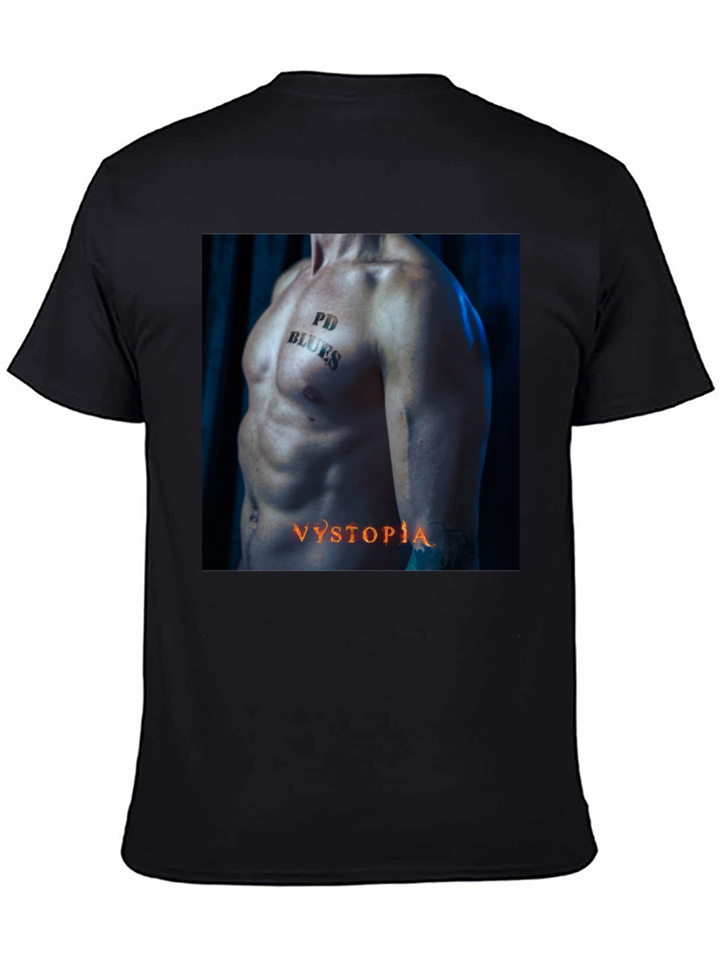 PD Blues Vystopia Black T-Shirt