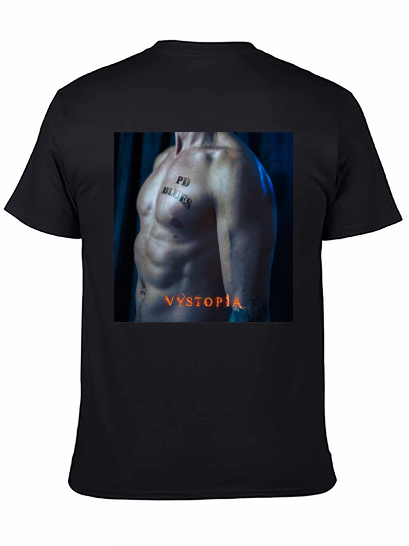 PD Blues Vystopia Black T-Shirt