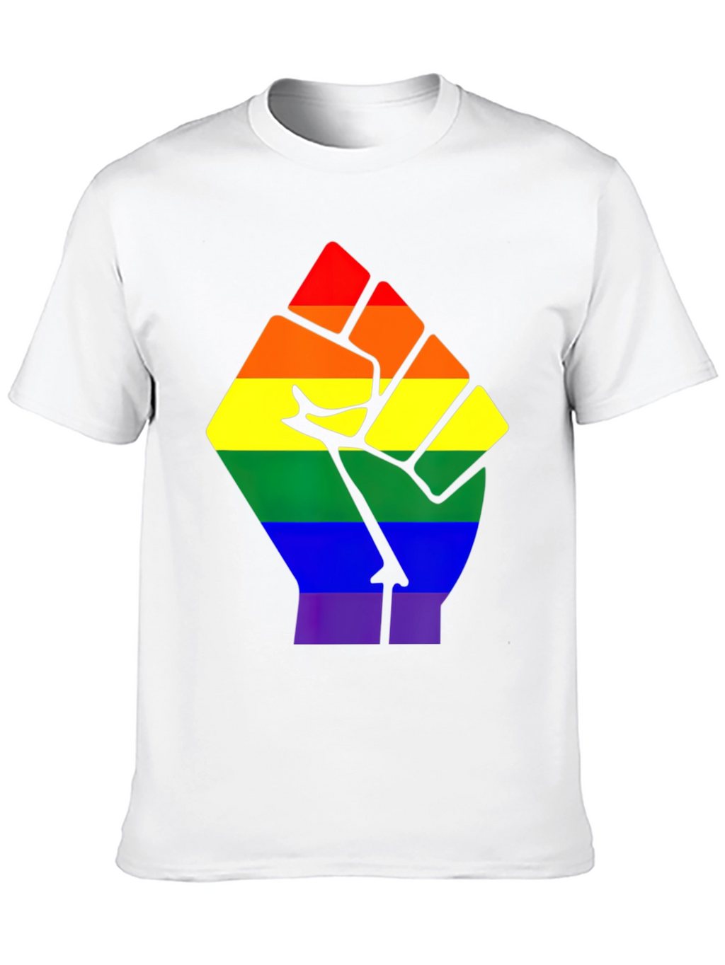 LGBTQ+ Pride Fist Tee - Black