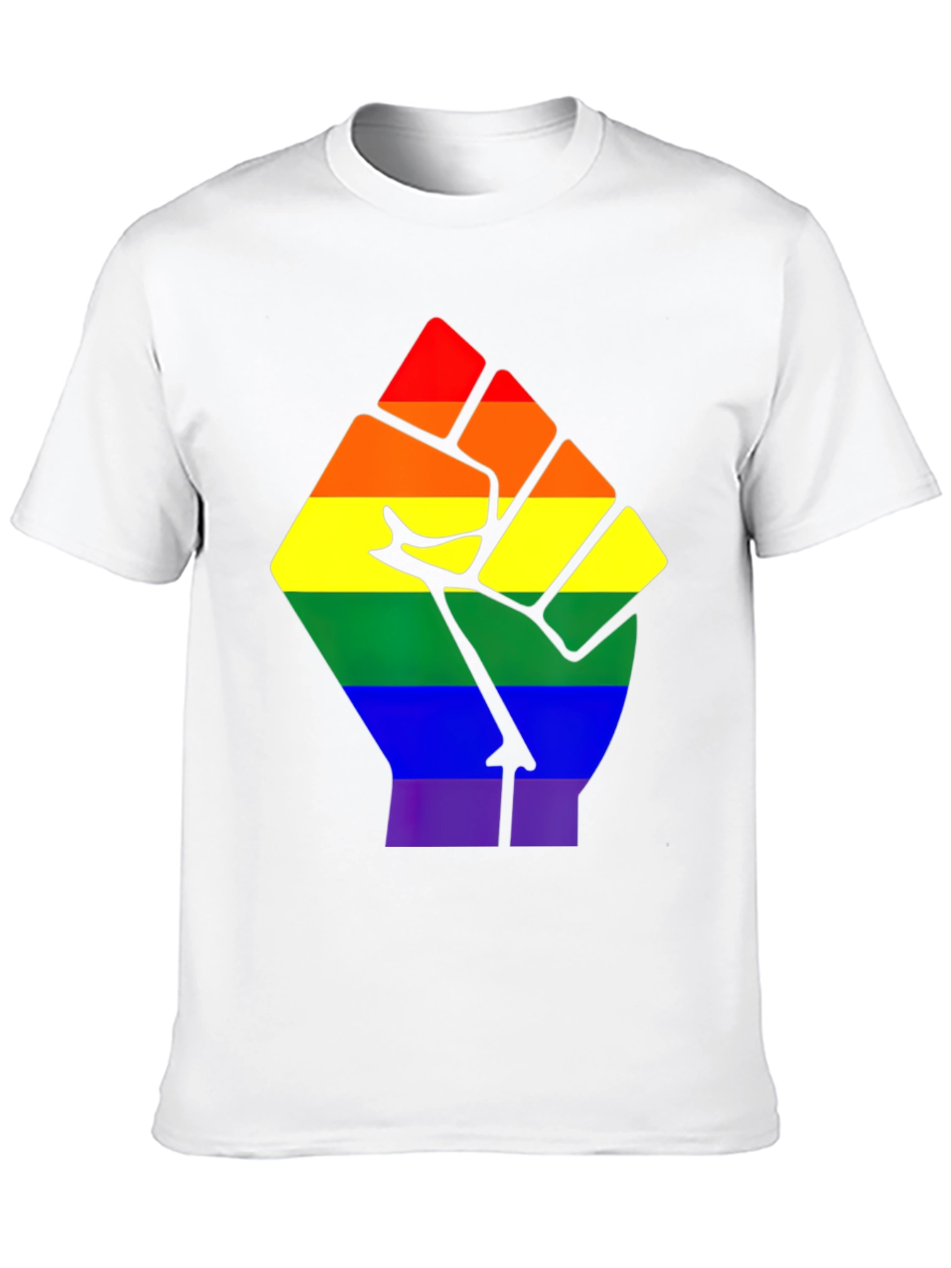 LGBTQ+ Pride Fist Tee - Black