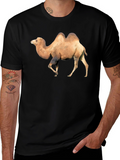 Camel Graphic Tee - Unique Animal Print T-Shirt