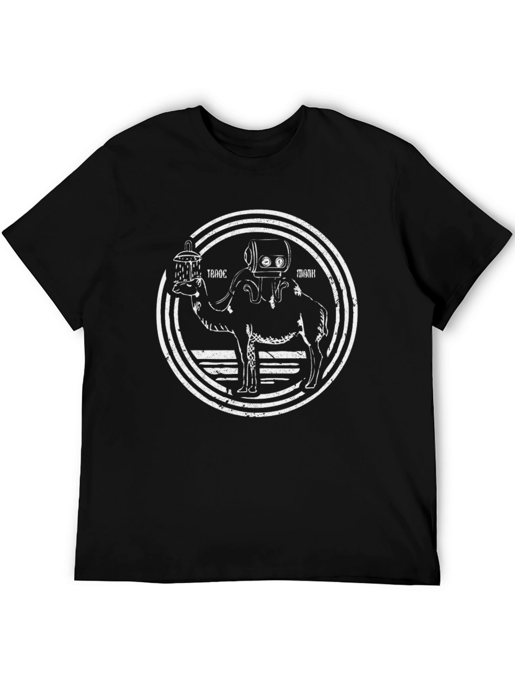 Camel Trade Mark Graphic Tee - Black