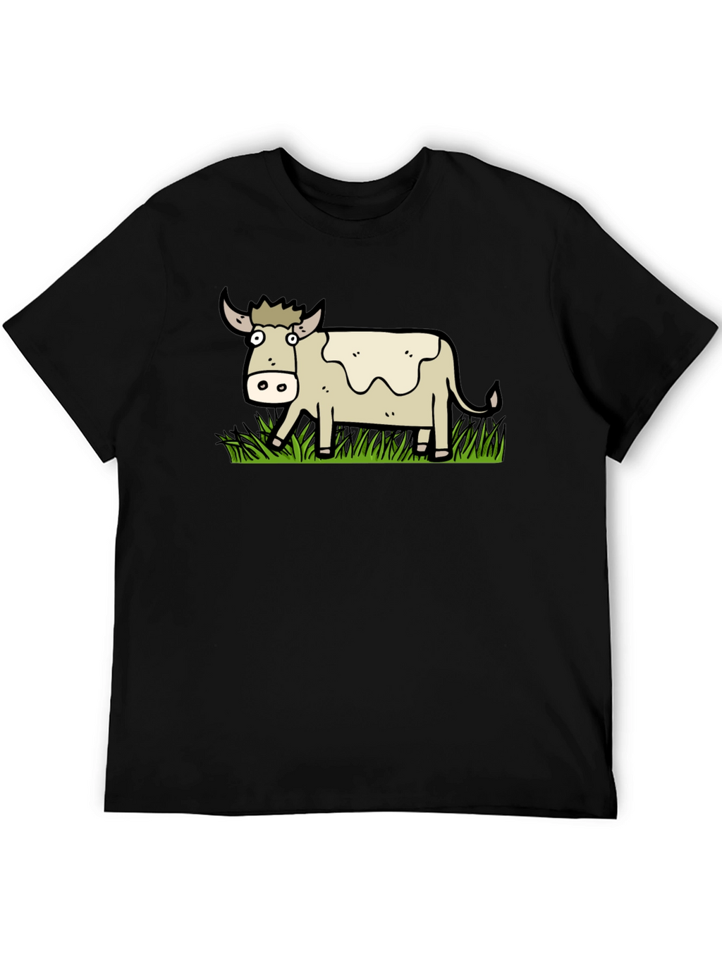 Cartoon Cow Graphic T-Shirt - Unisex