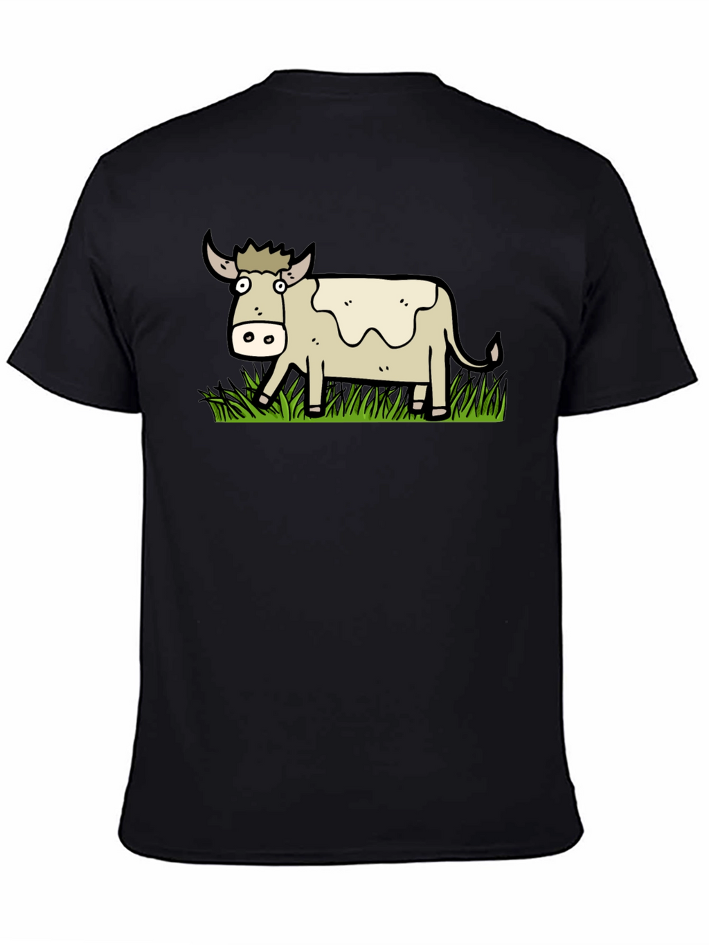 Cartoon Cow Graphic T-Shirt - Unisex