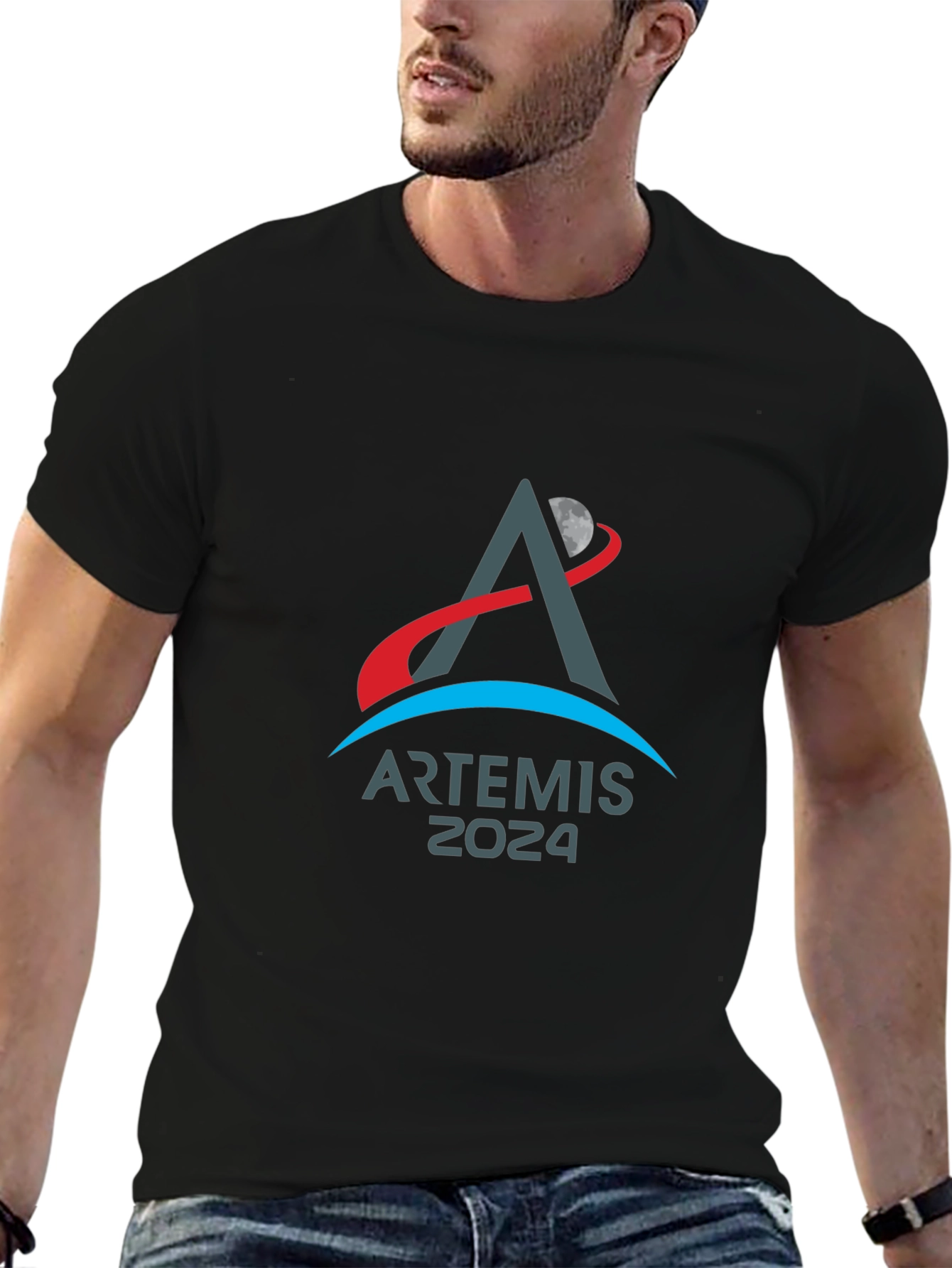 Artemis 2024 Graphic Tee - Space Exploration Shirt