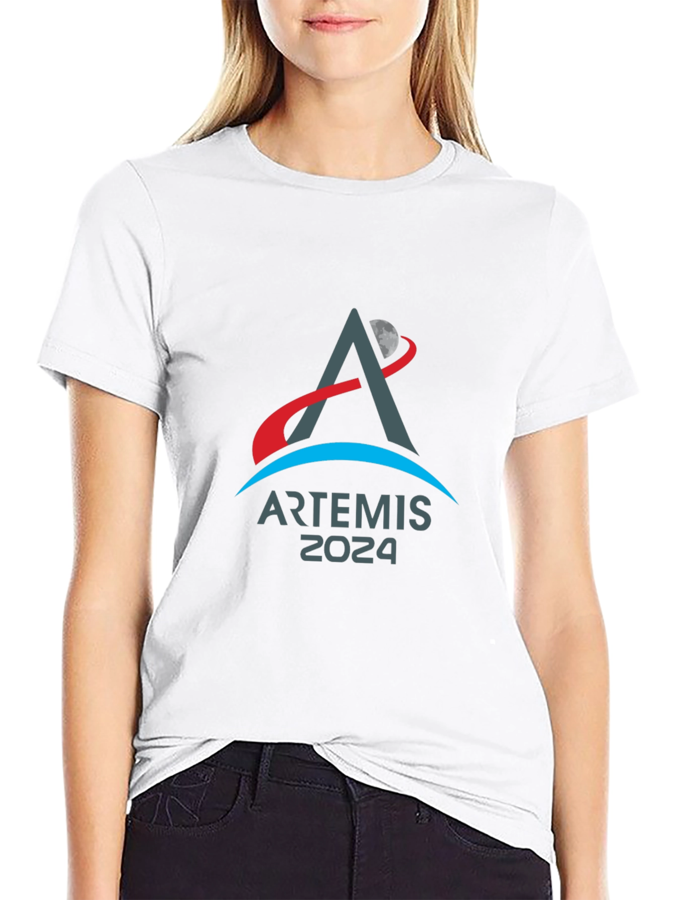 Artemis 2024 Graphic Tee - Space Exploration Shirt