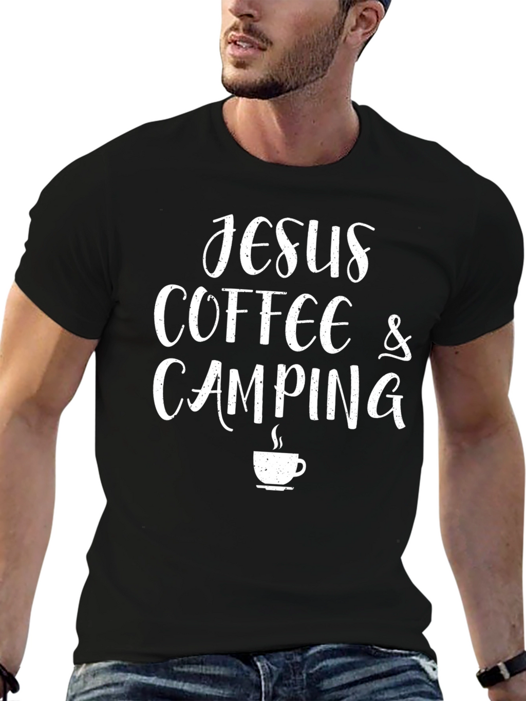 Jesus Coffee & Camping T-Shirt