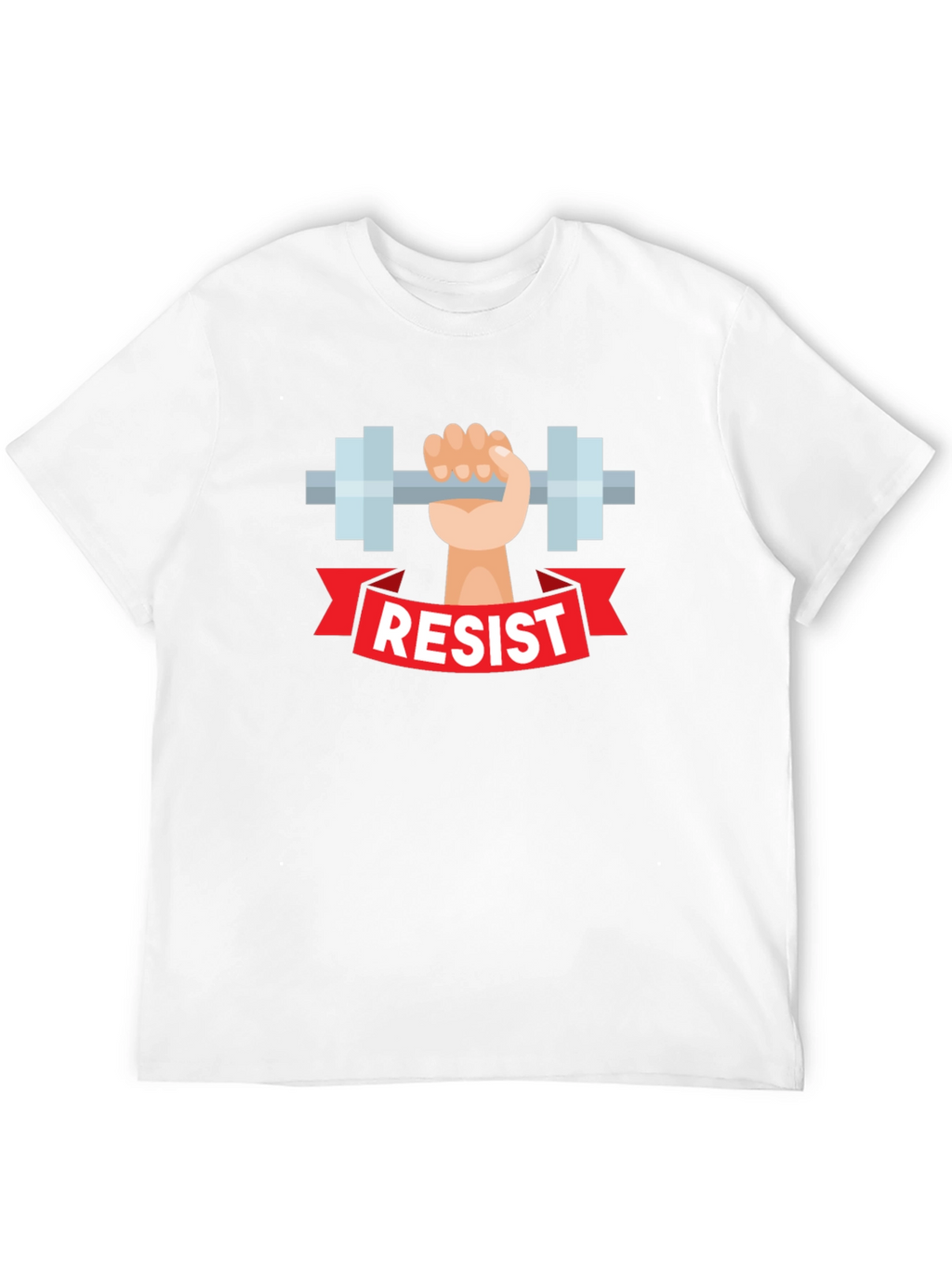 Resist Weightlifting T-Shirt - Black Graphic Tee