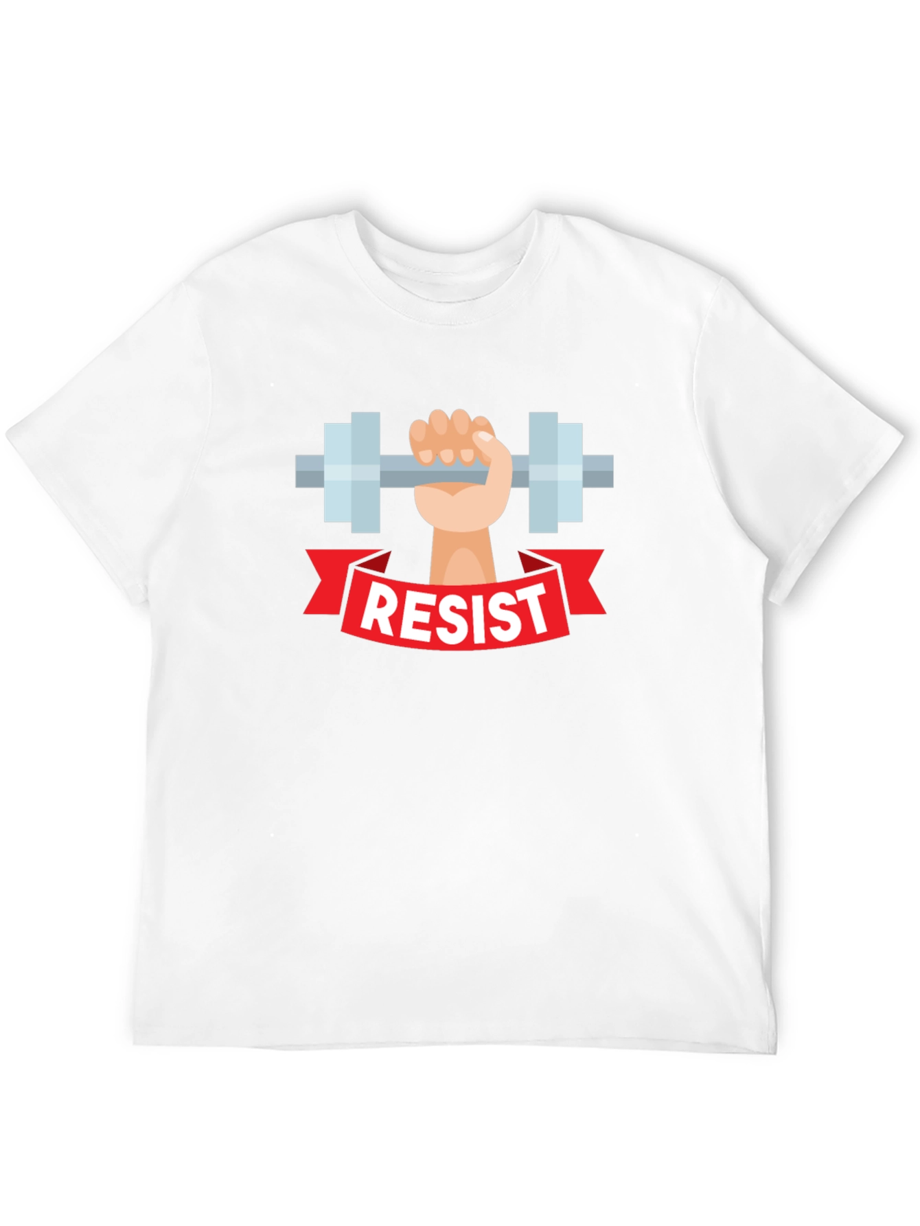 Resist Weightlifting T-Shirt - Black Graphic Tee