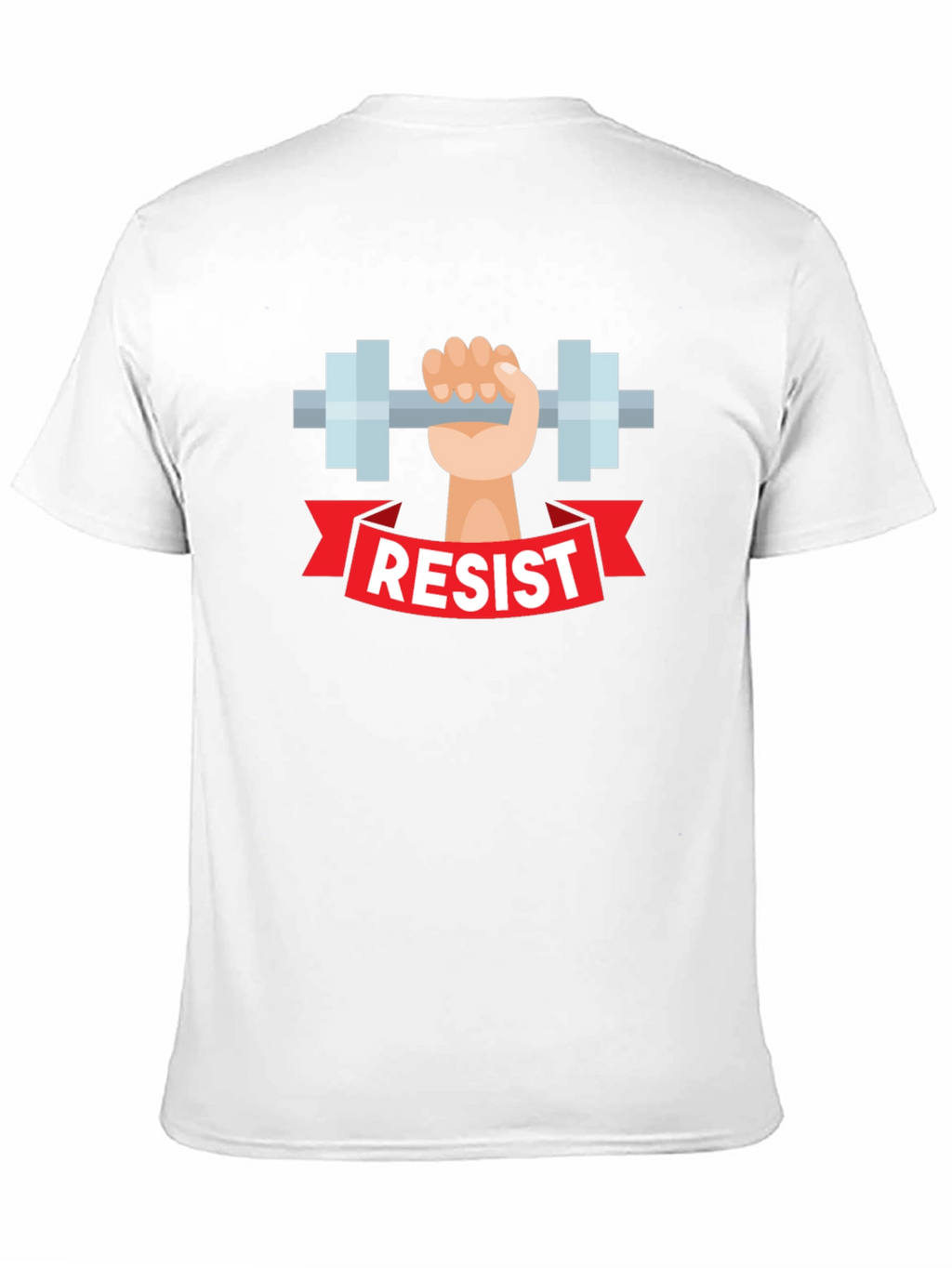 Resist Weightlifting T-Shirt - Black Graphic Tee
