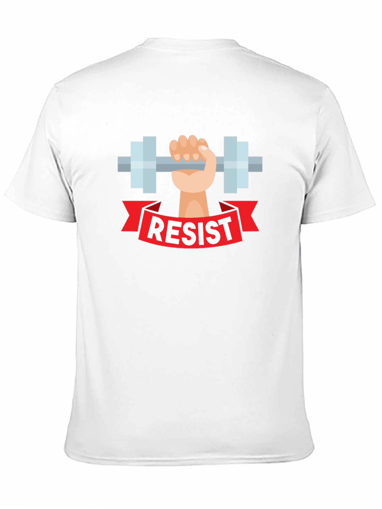 Resist Weightlifting T-Shirt - Black Graphic Tee