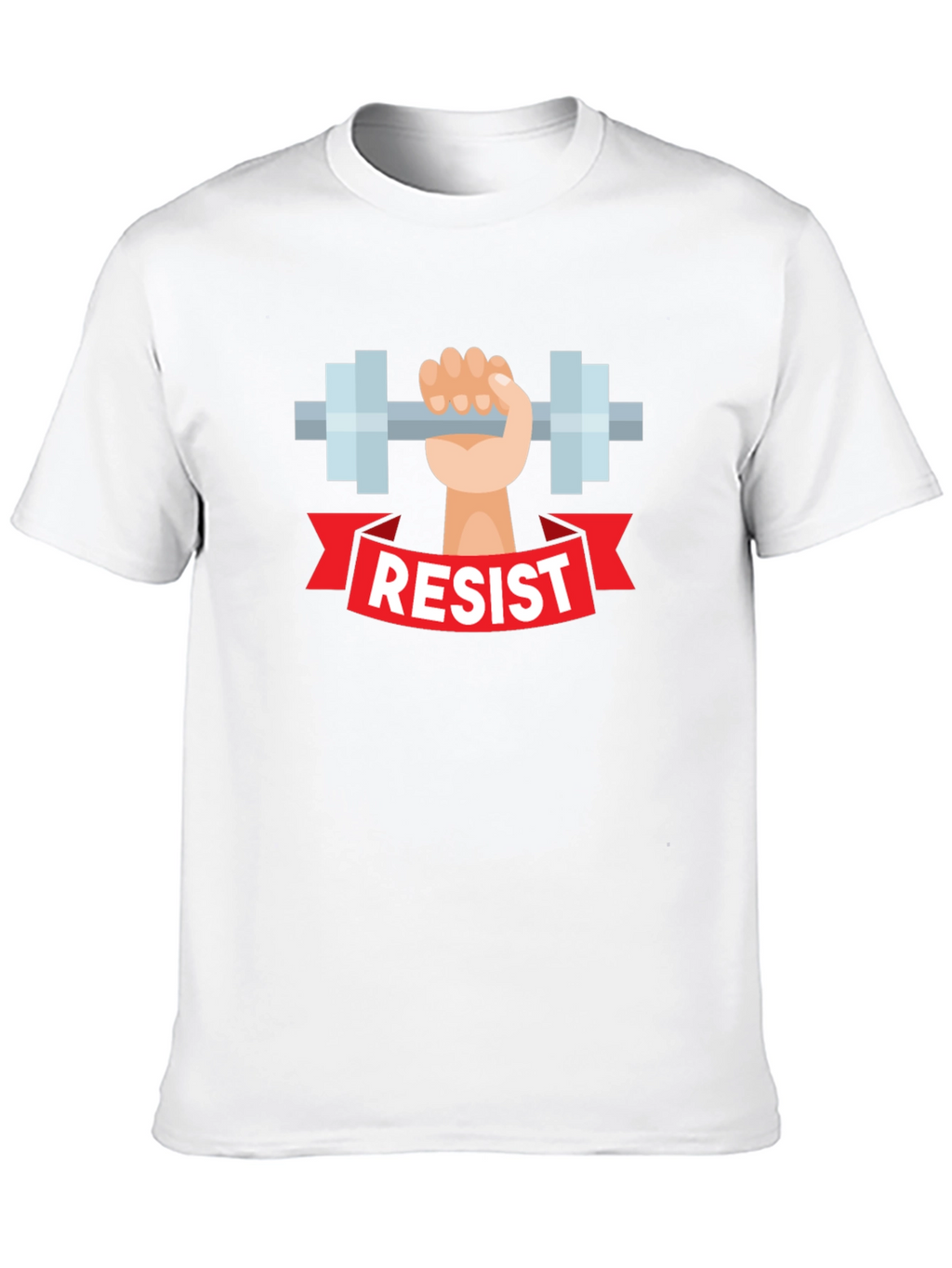 Resist Weightlifting T-Shirt - Black Graphic Tee