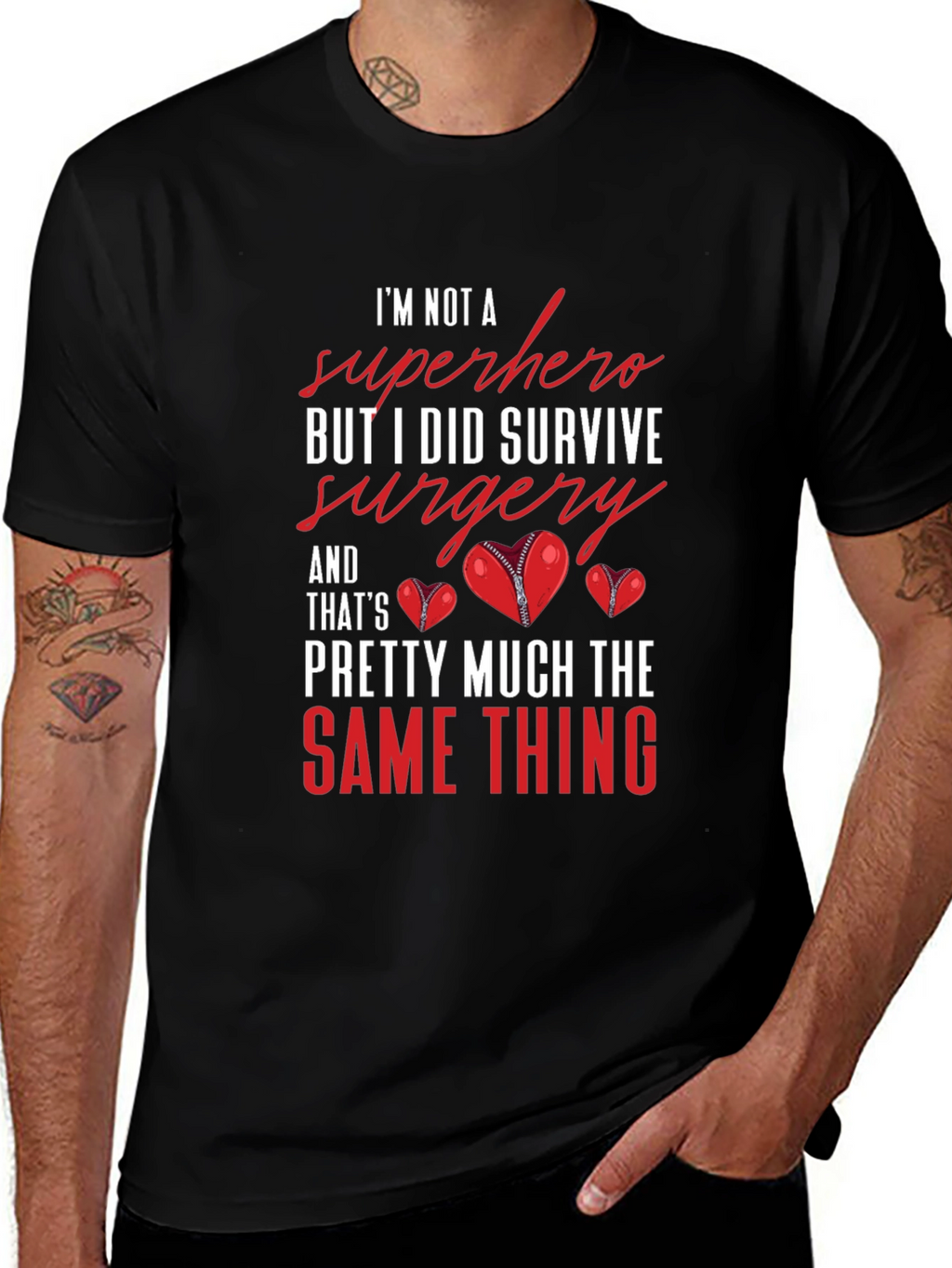 Surgery Survivor Superhero T-Shirt