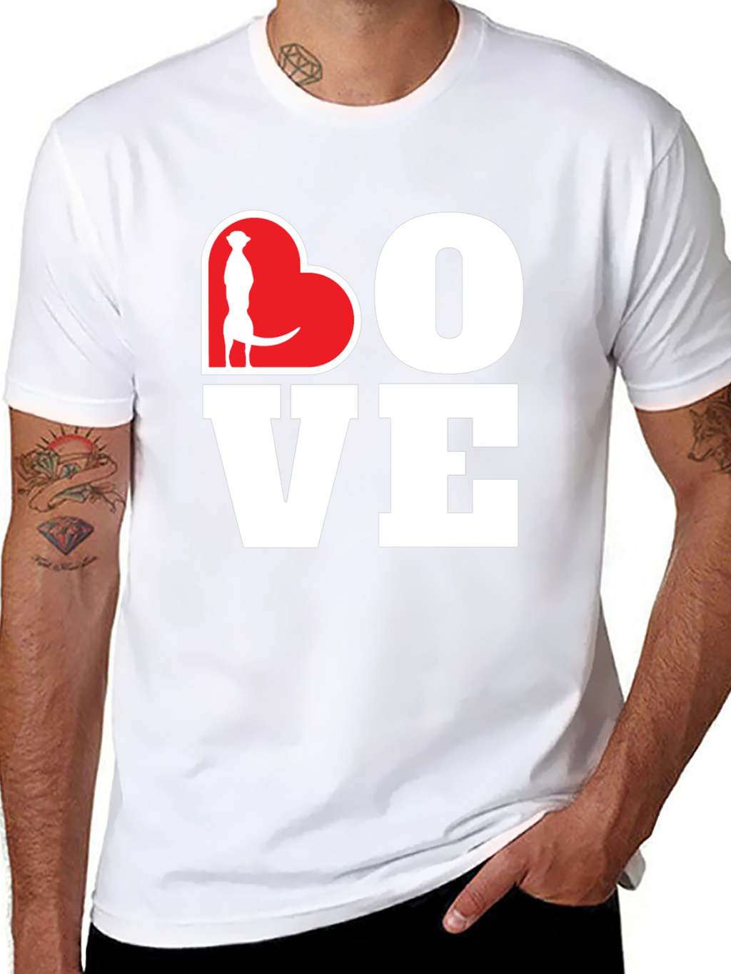 Meerkat Love Graphic Tee