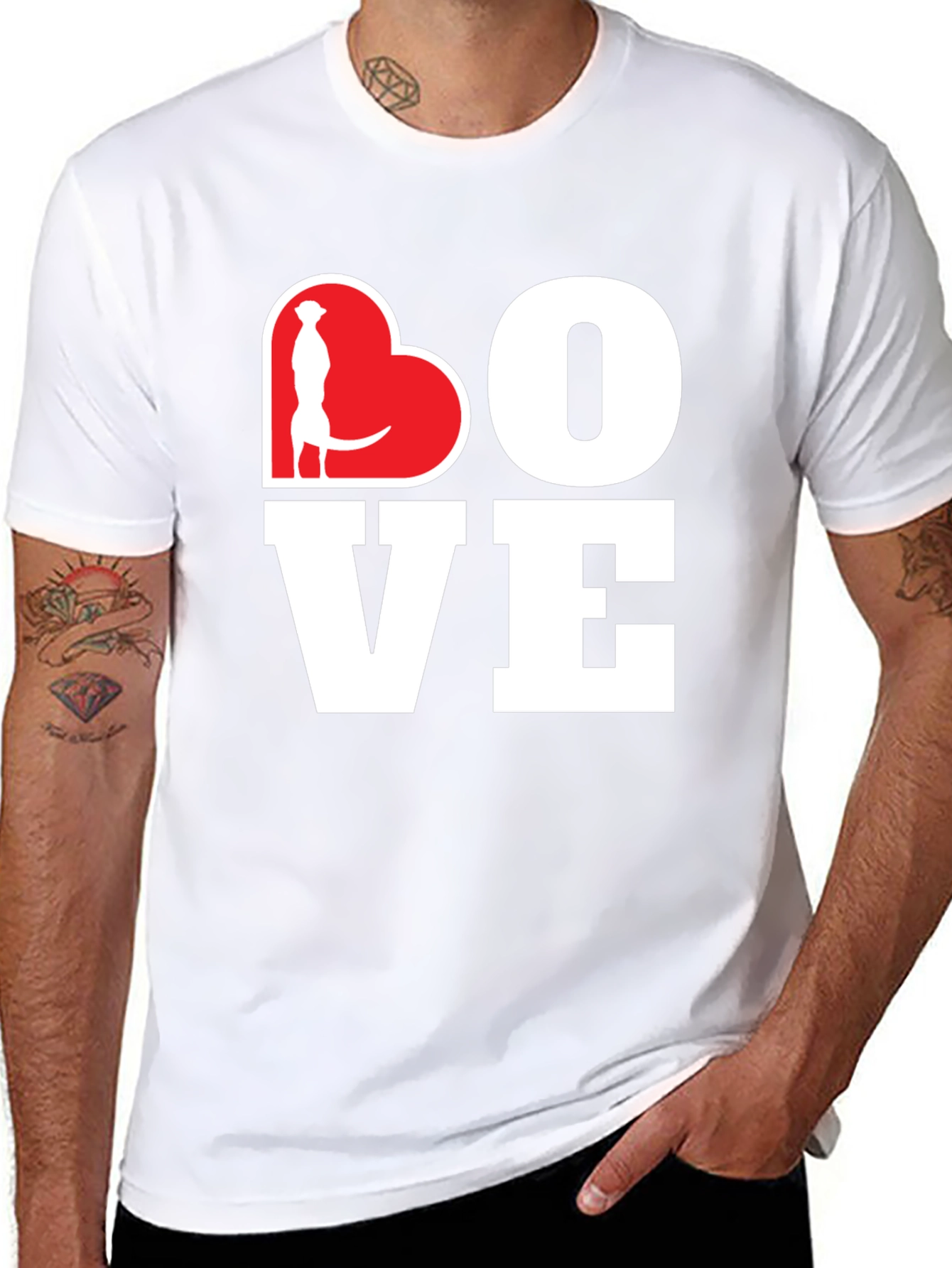 Meerkat Love Graphic Tee