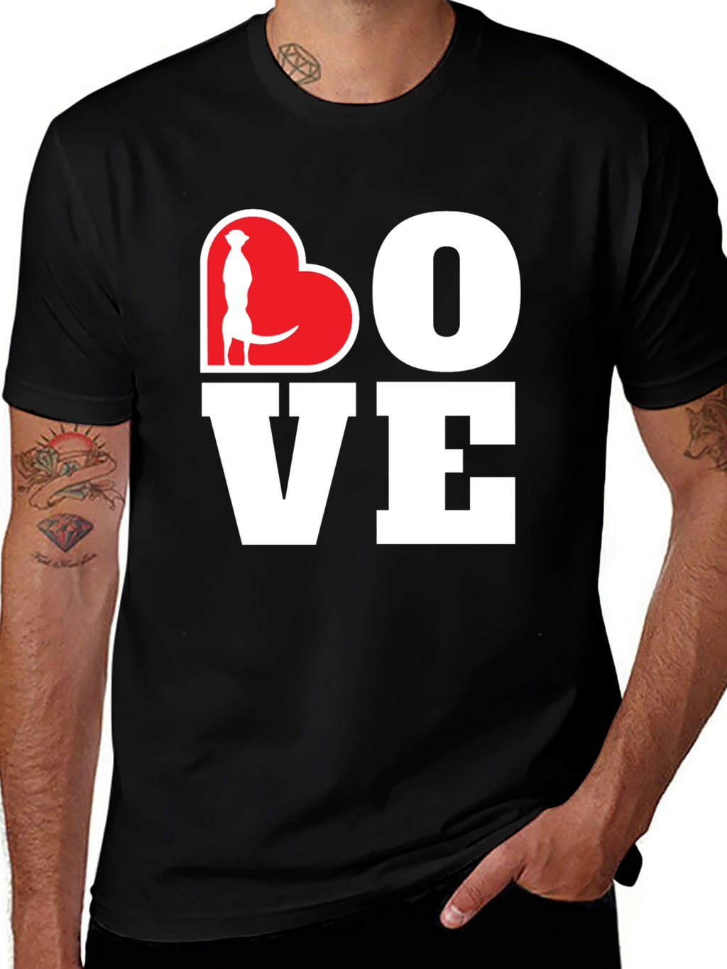Meerkat Love Graphic Tee
