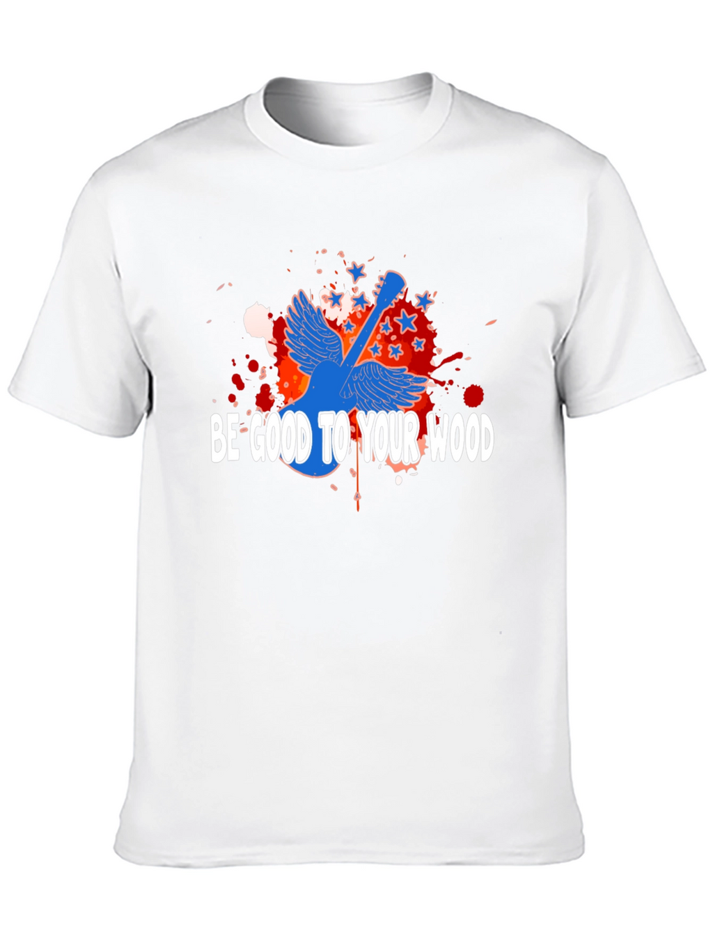 Be Good To Your Wood Guitar T-Shirt