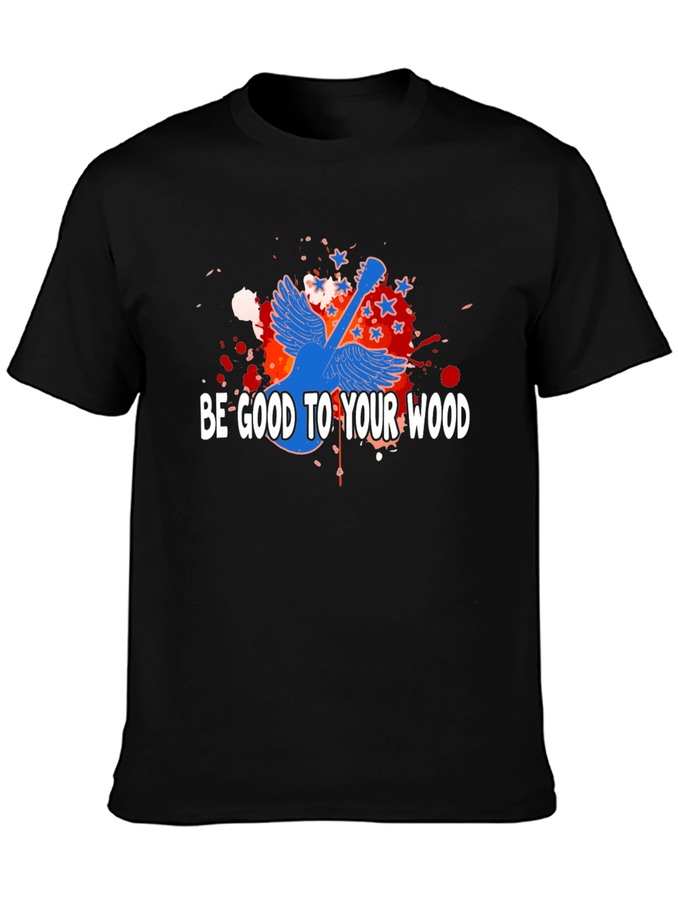 Be Good To Your Wood Guitar T-Shirt