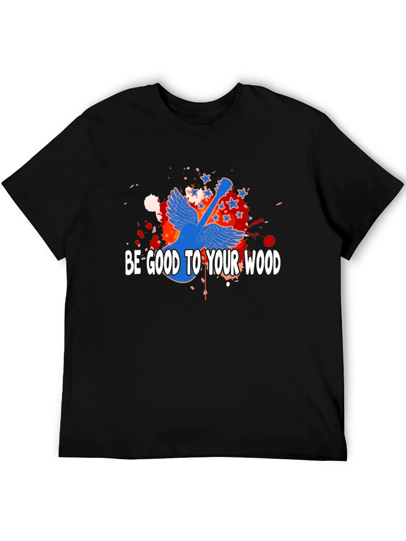 Be Good To Your Wood Guitar T-Shirt