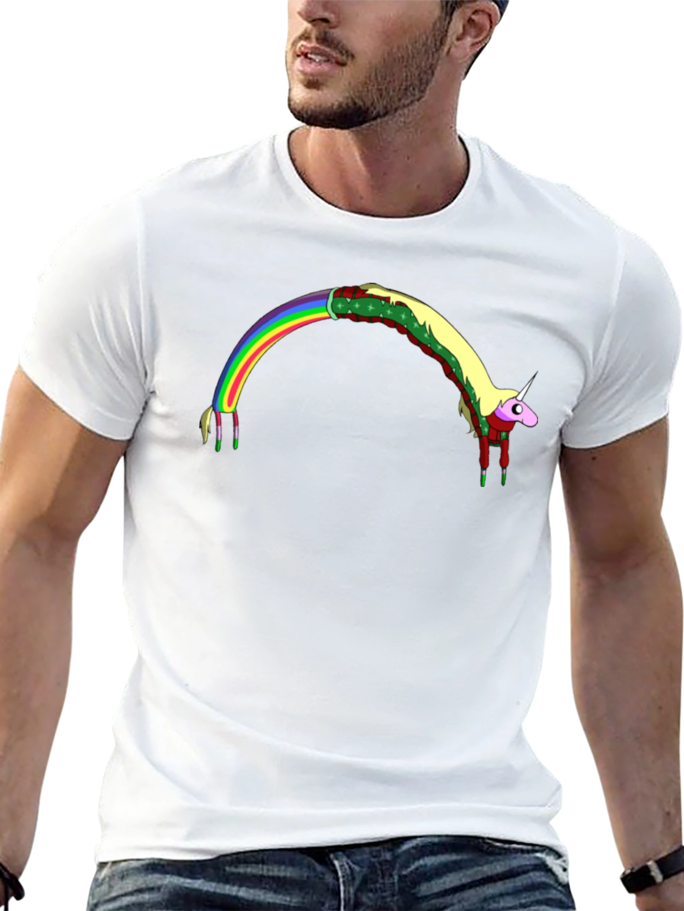 Rainbow Unicorn Graphic T-Shirt