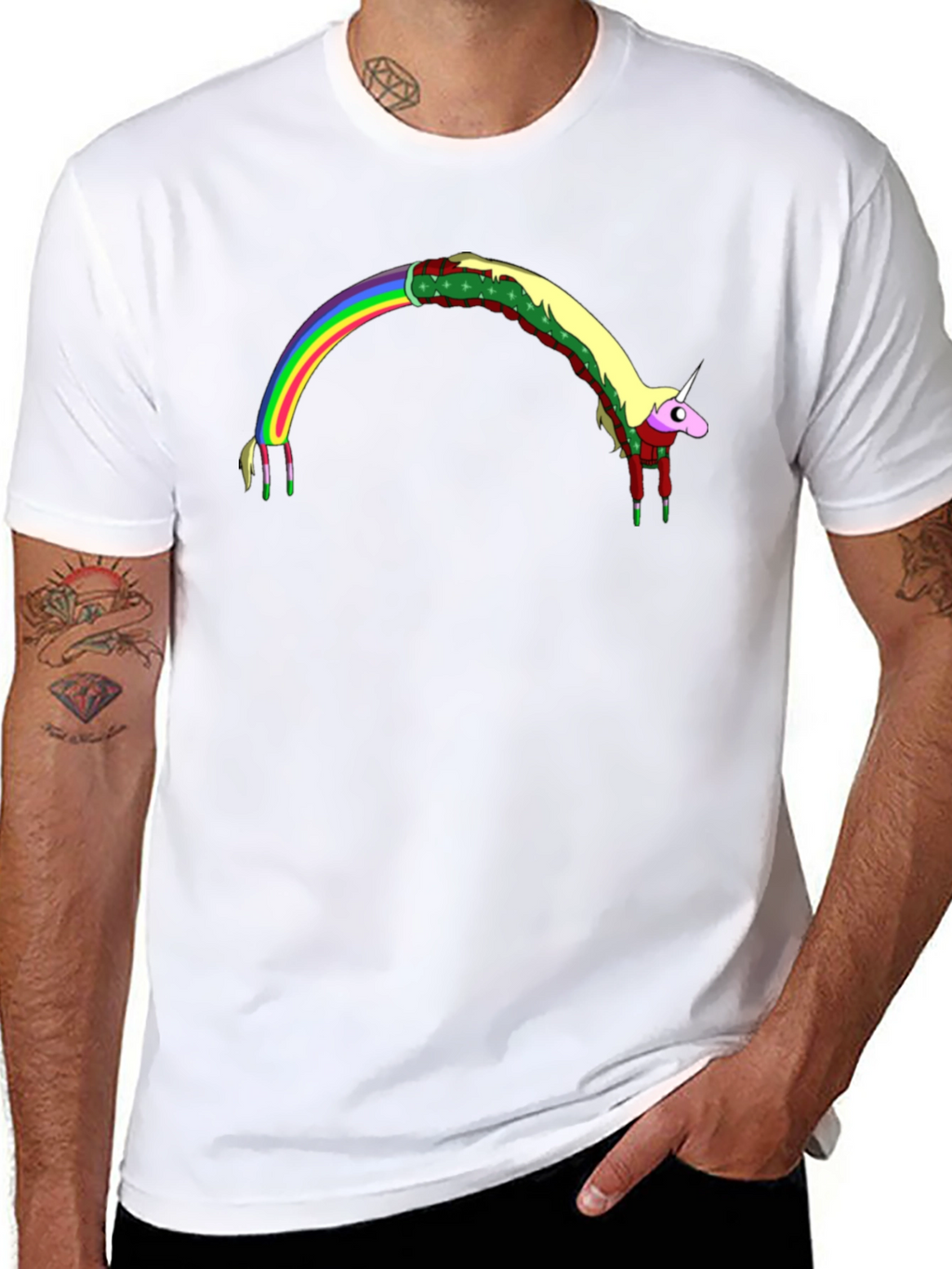 Rainbow Unicorn Graphic T-Shirt