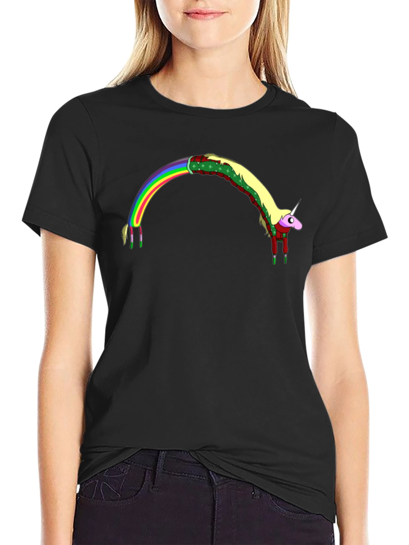 Rainbow Unicorn Graphic T-Shirt