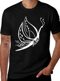 Butterfly Love Graphic Tee - Black