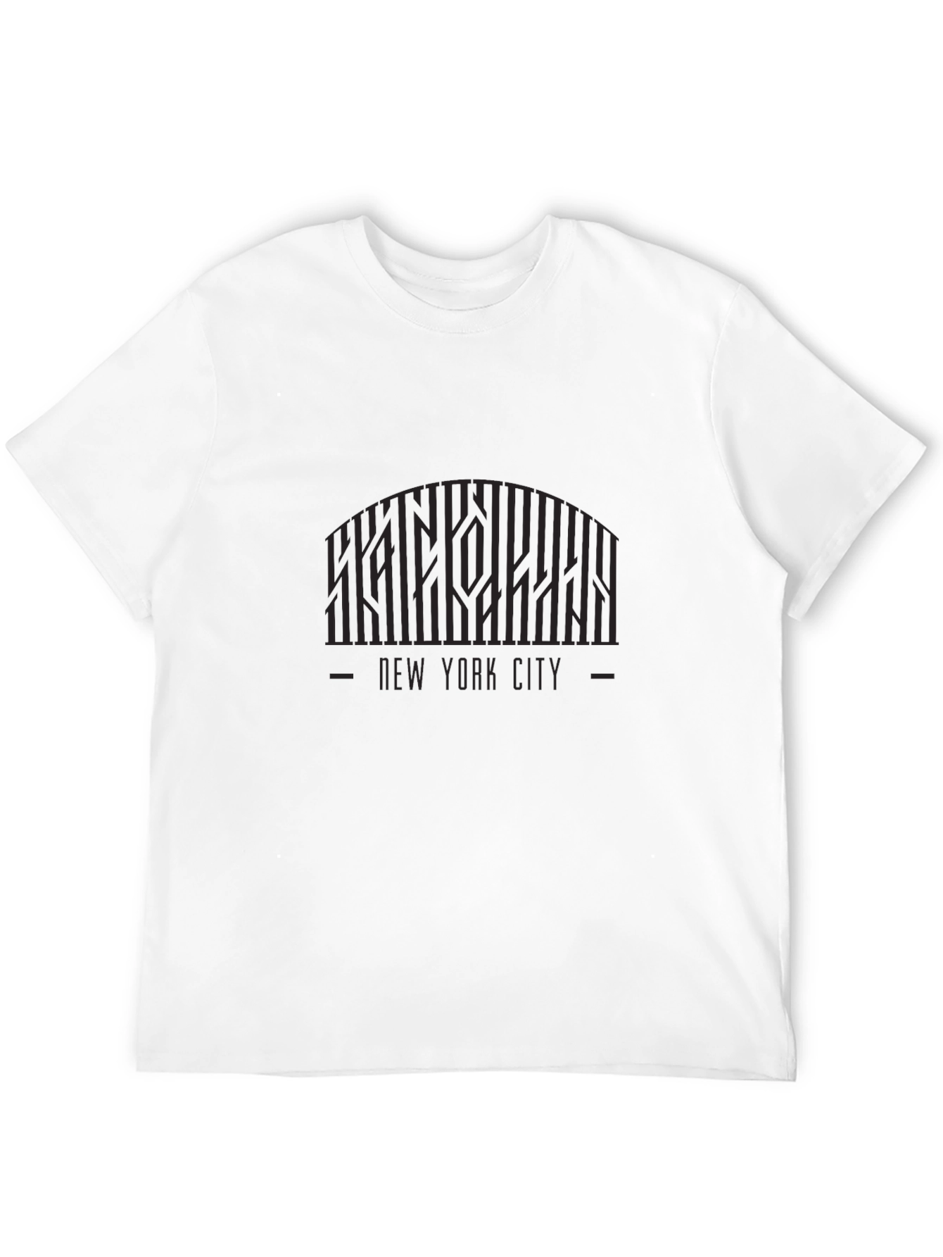 New York City Graphic Print Crew Neck T-Shirt