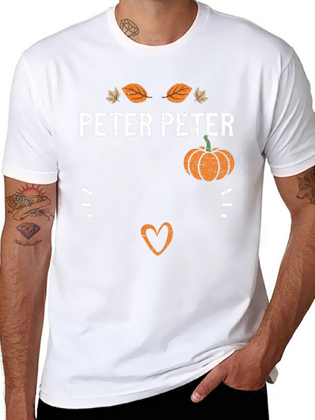 Peter Peter Pumpkin Eater Funny Graphic T-Shirt
