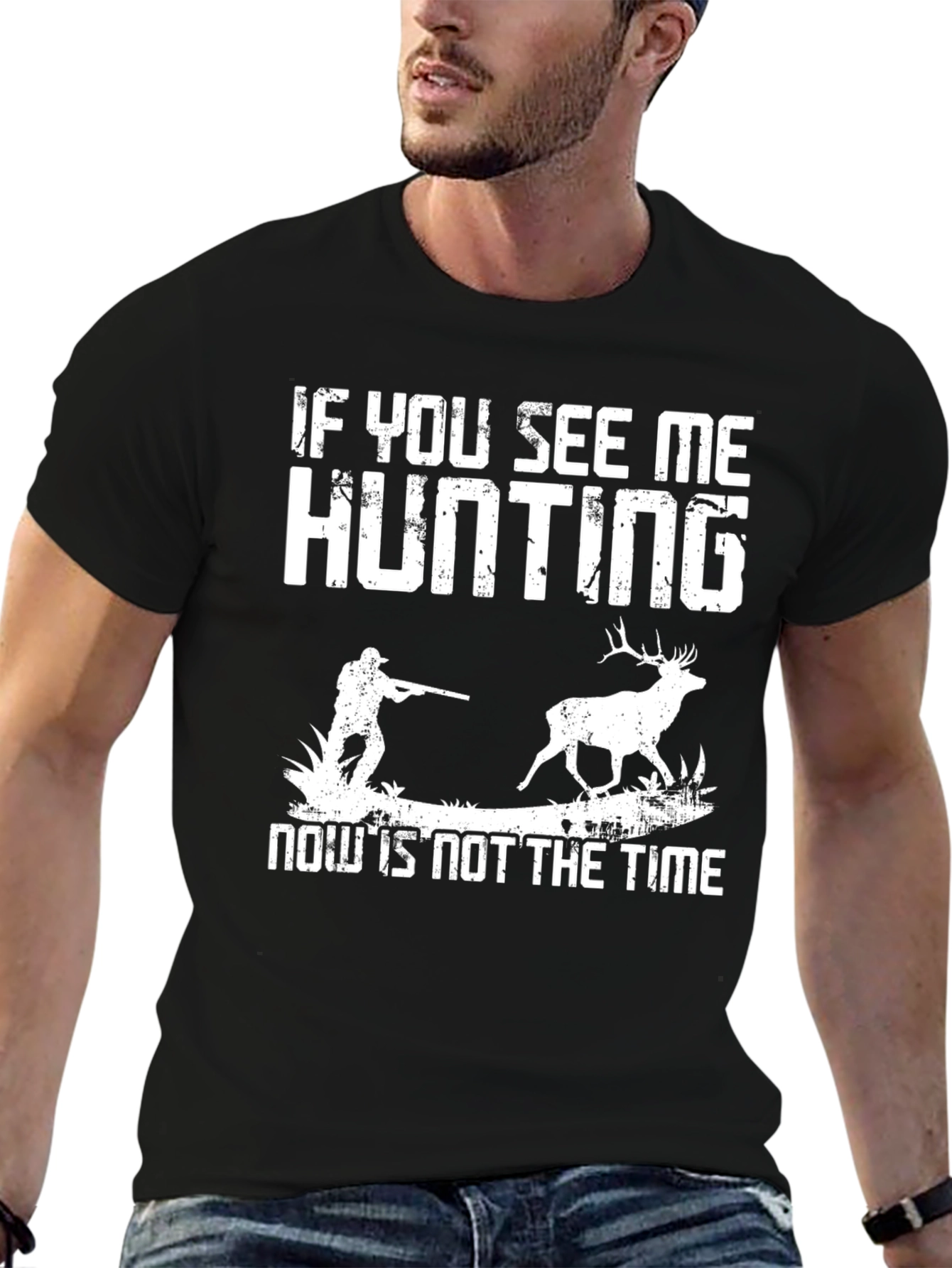 Hunting Graphic Tee - If You See Me Hunting T-Shirt