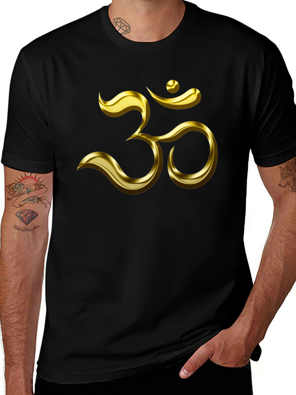 Om Symbol Black T-Shirt