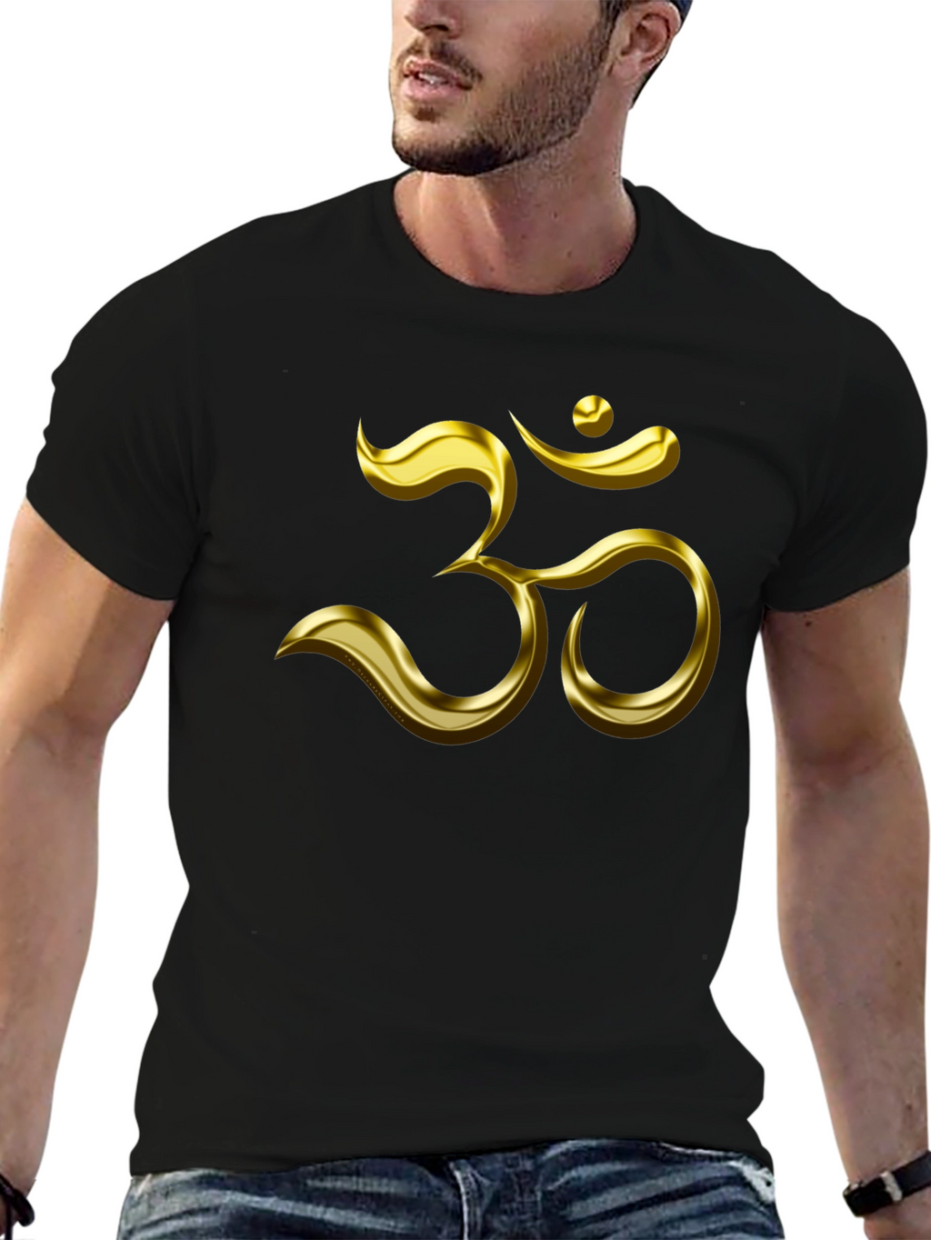 Om Symbol Black T-Shirt