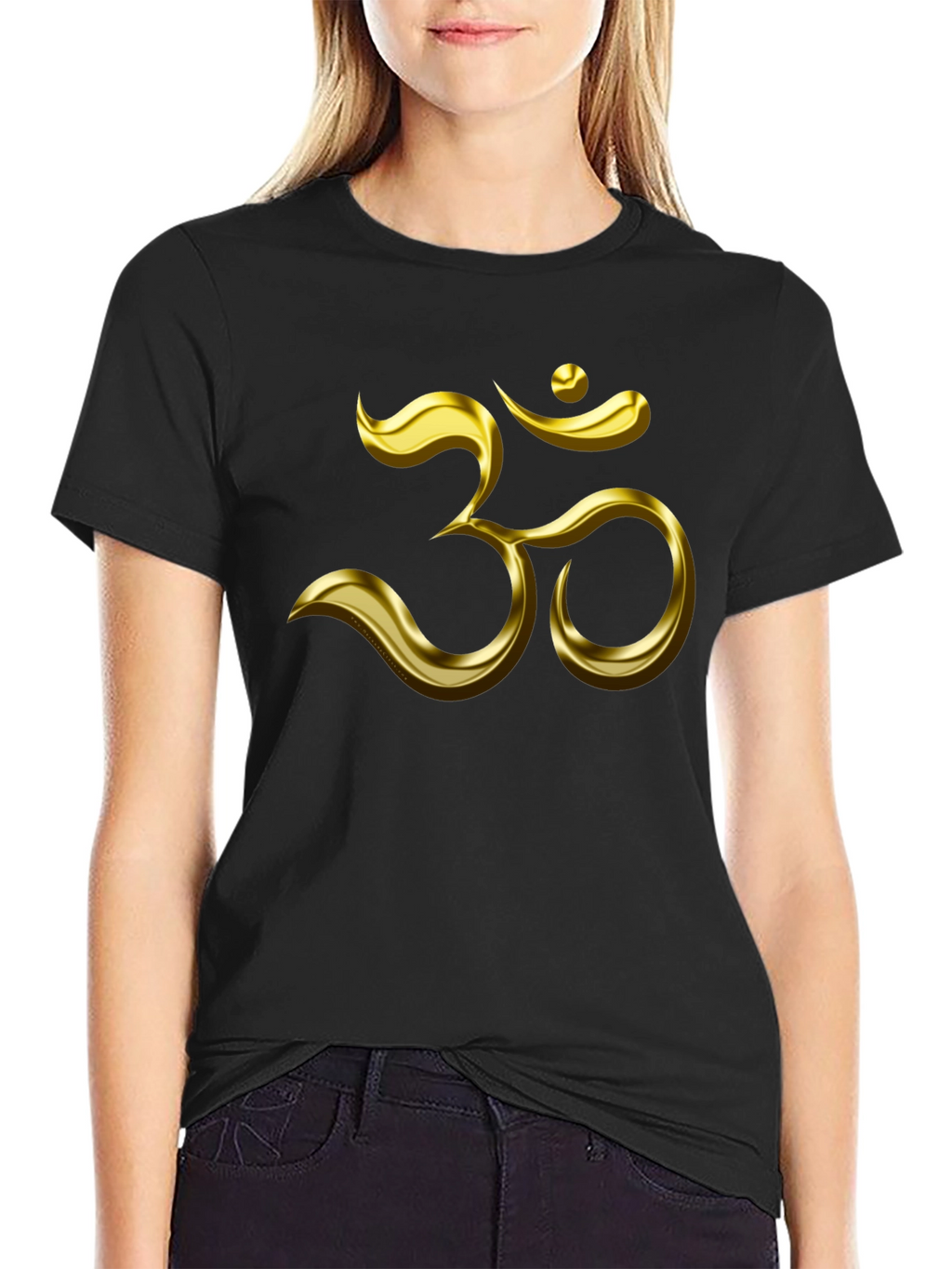 Om Symbol Black T-Shirt