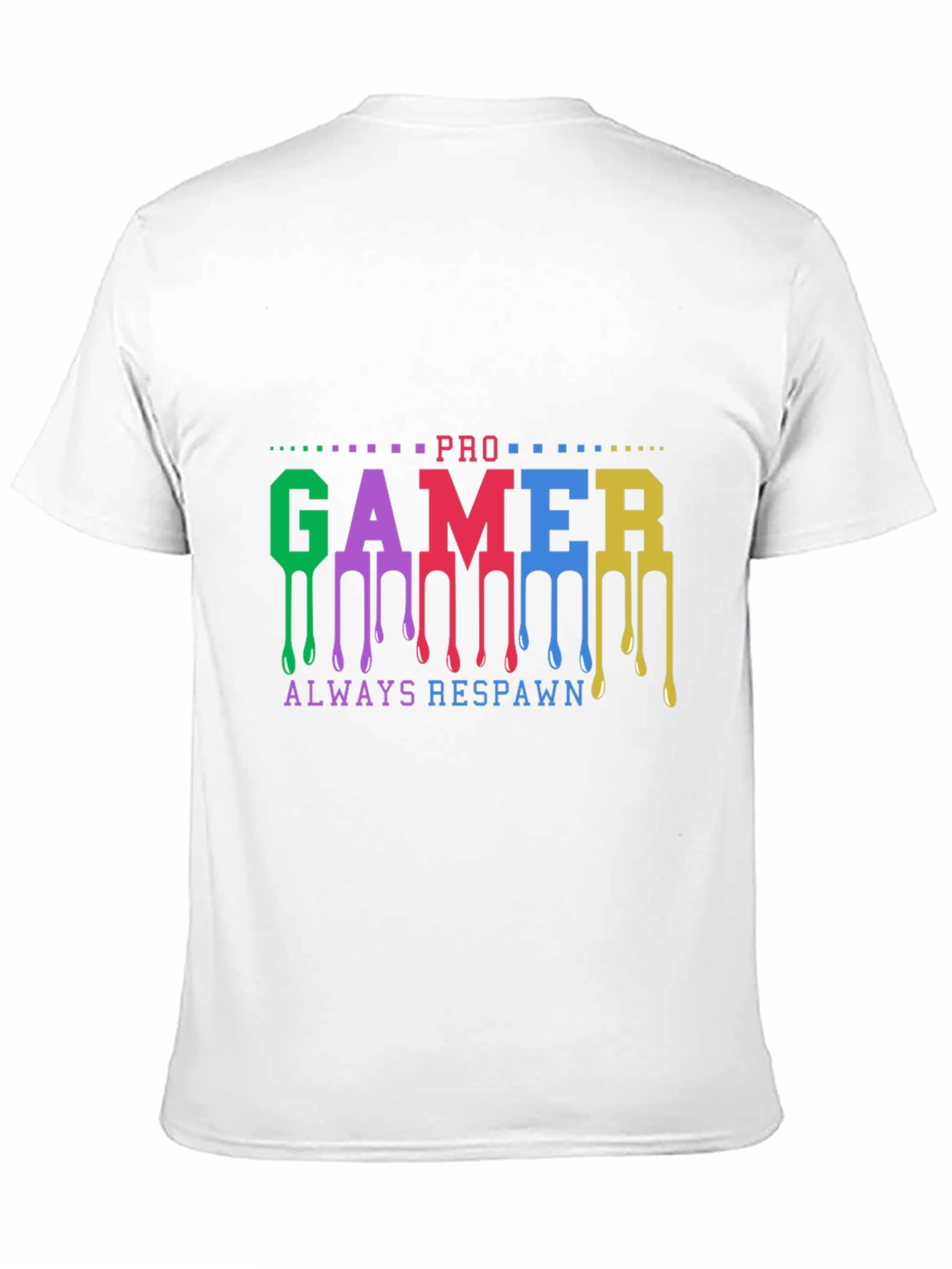 Pro Gamer Always Respawn Black T-Shirt