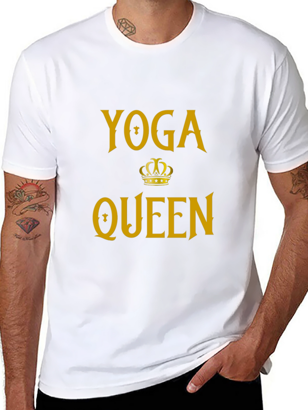 Yoga Queen Graphic Tee - Black T-Shirt