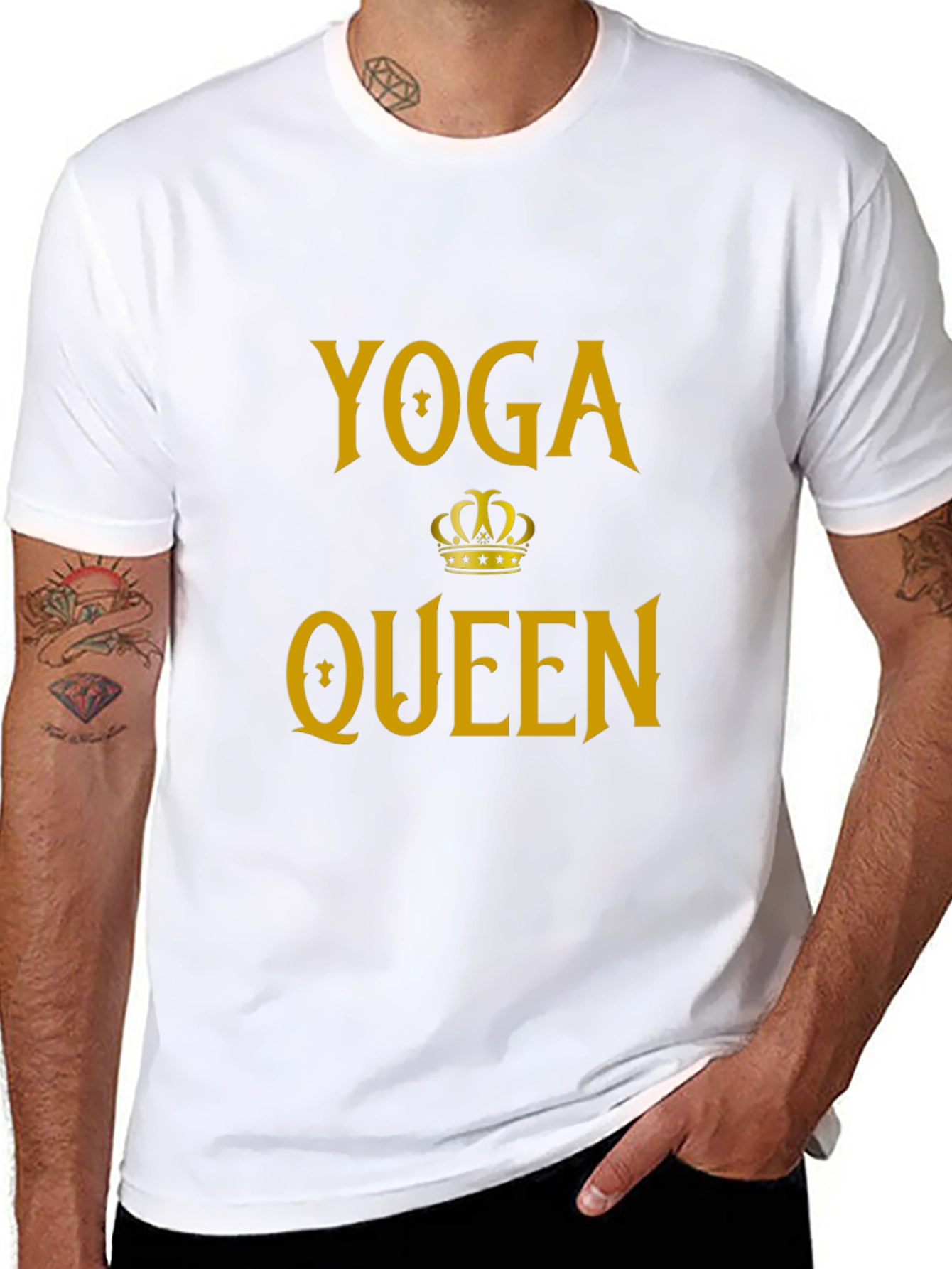 Yoga Queen Graphic Tee - Black T-Shirt