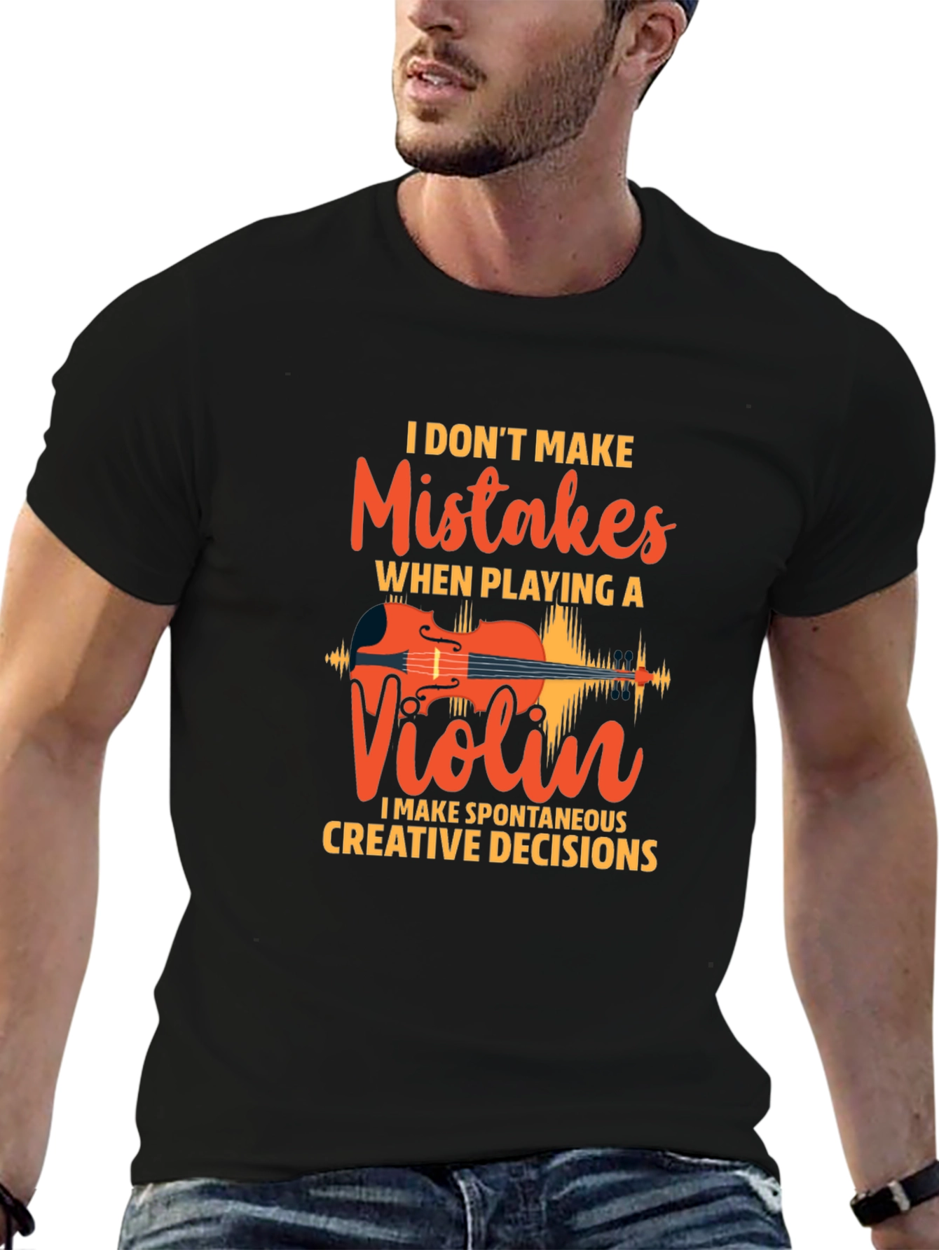 Violin Player T-Shirt - Humorous Music Lover Tee