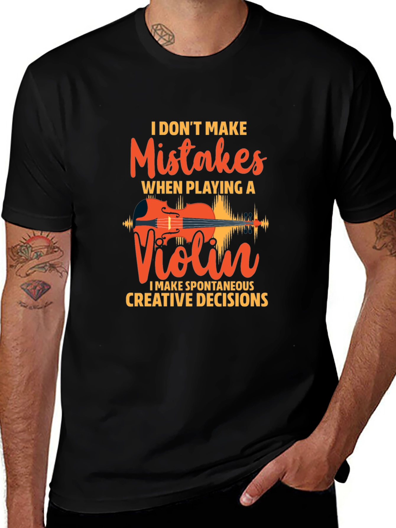 Violin Player T-Shirt - Humorous Music Lover Tee