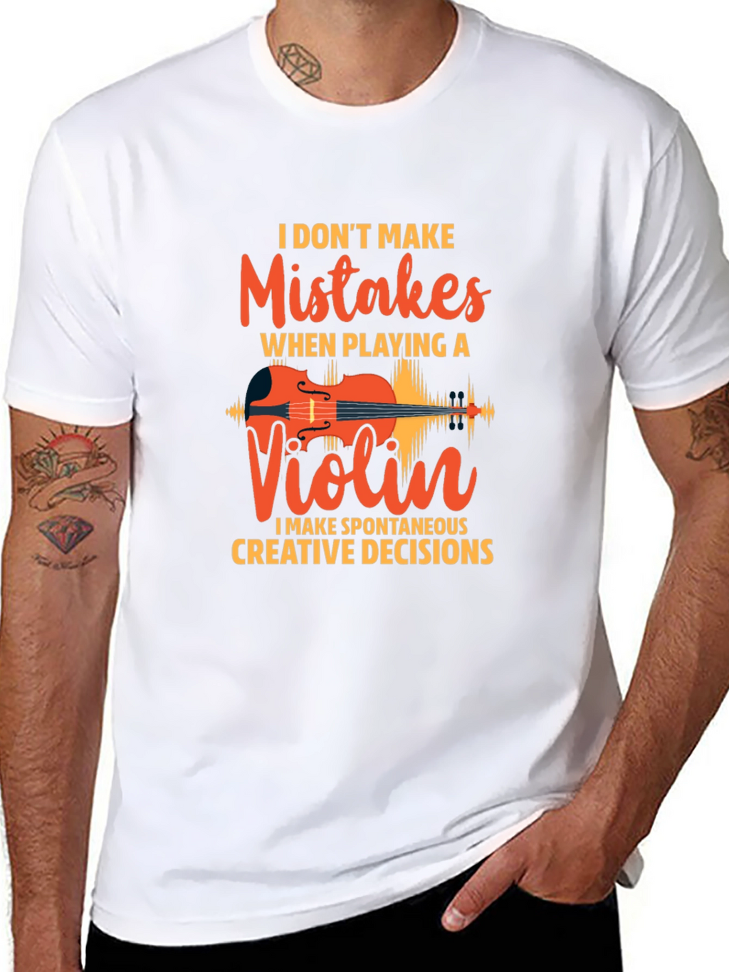 Violin Player T-Shirt - Humorous Music Lover Tee