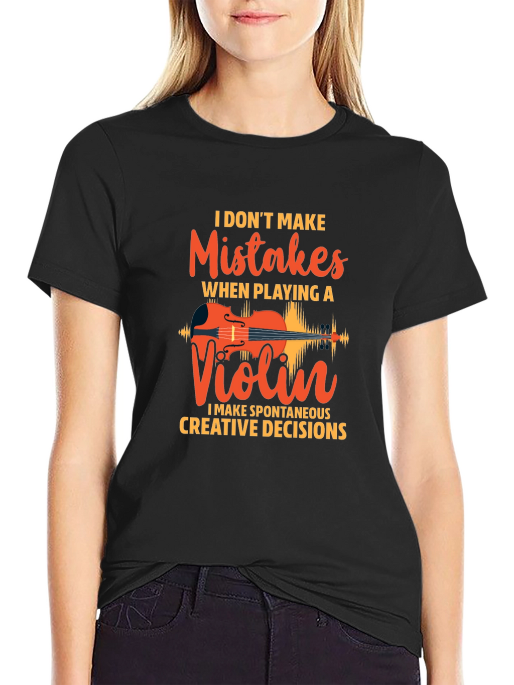 Violin Player T-Shirt - Humorous Music Lover Tee