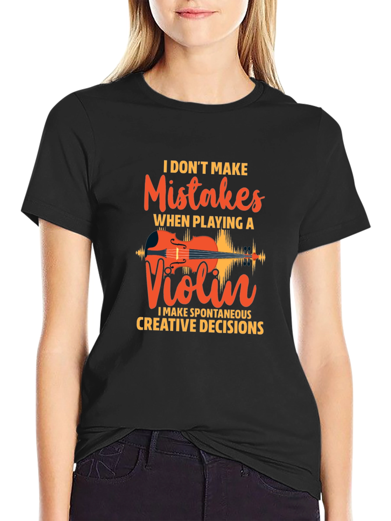 Violin Player T-Shirt - Humorous Music Lover Tee