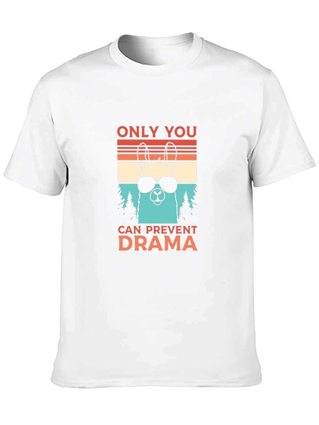 Cool Llama Drama Prevention T-Shirt