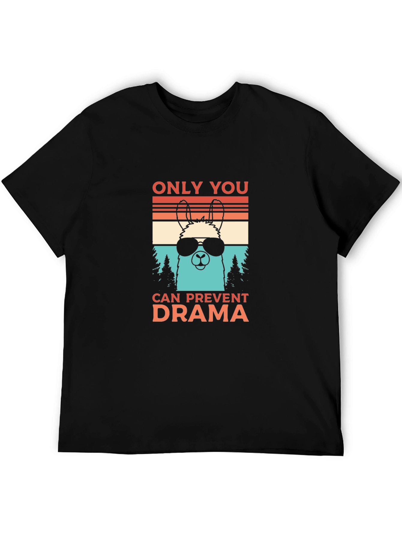 Cool Llama Drama Prevention T-Shirt