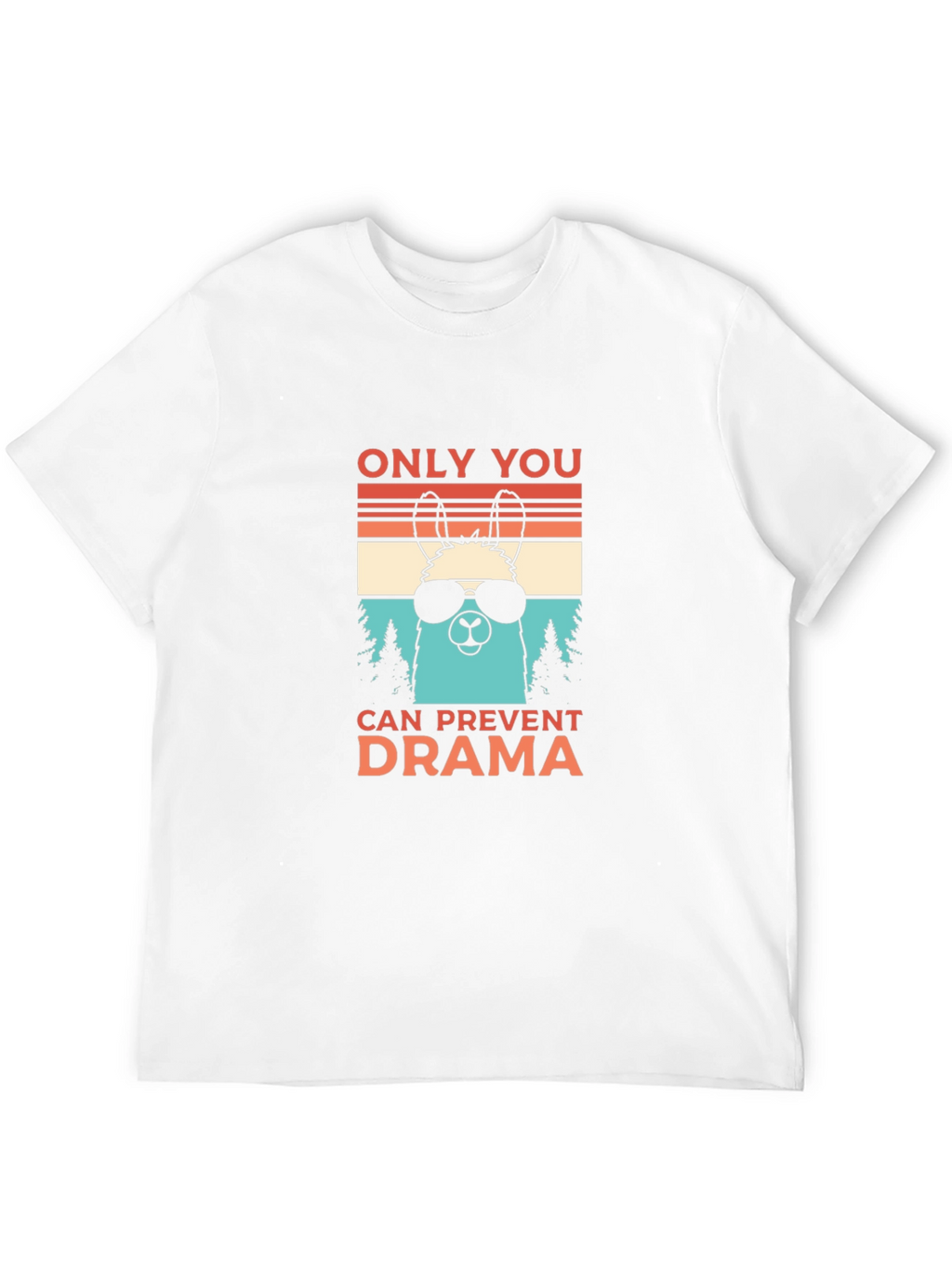 Cool Llama Drama Prevention T-Shirt